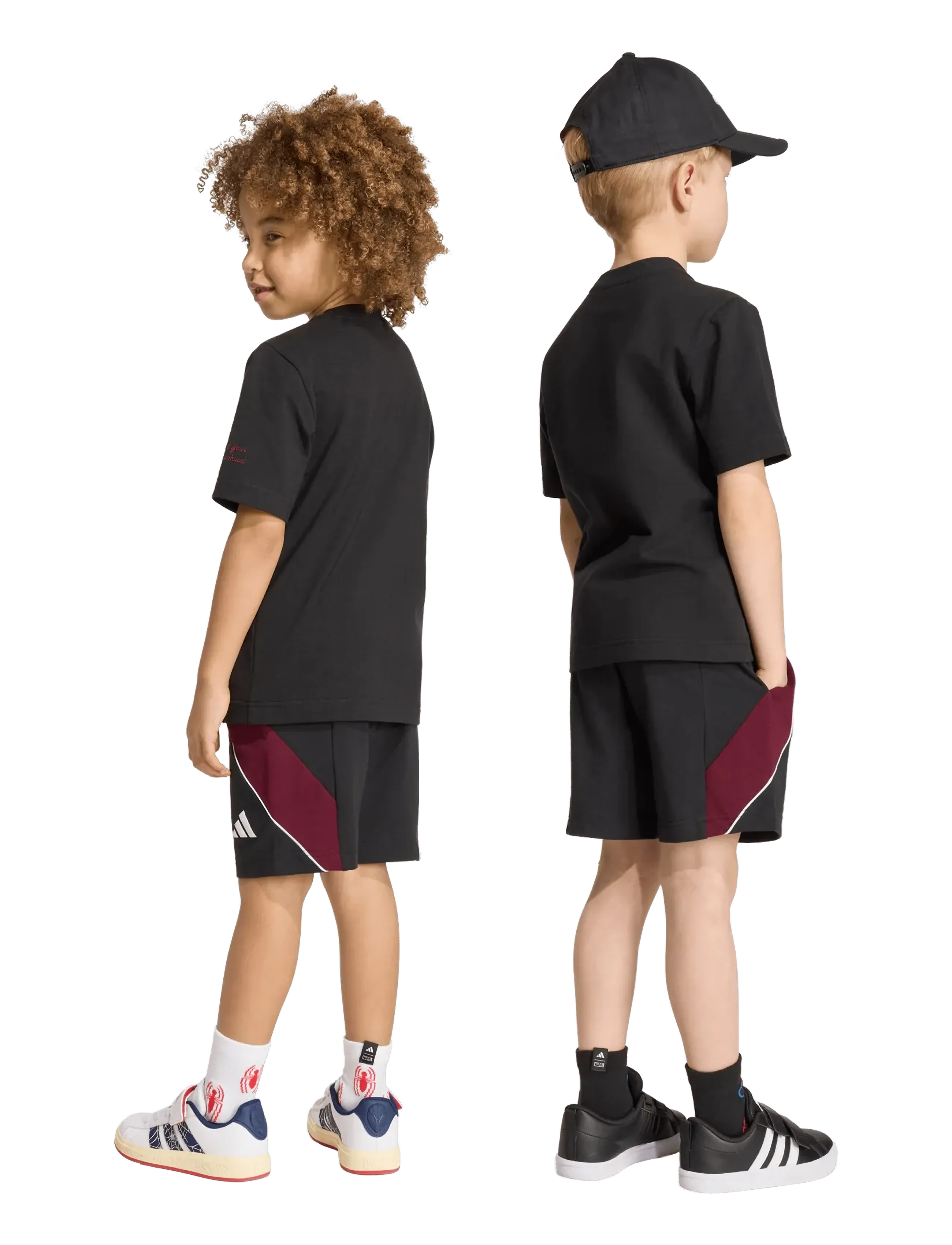 adidas Sportswear - LK MRVL SM TSET - 2-osalised komplektid - black/white - 5