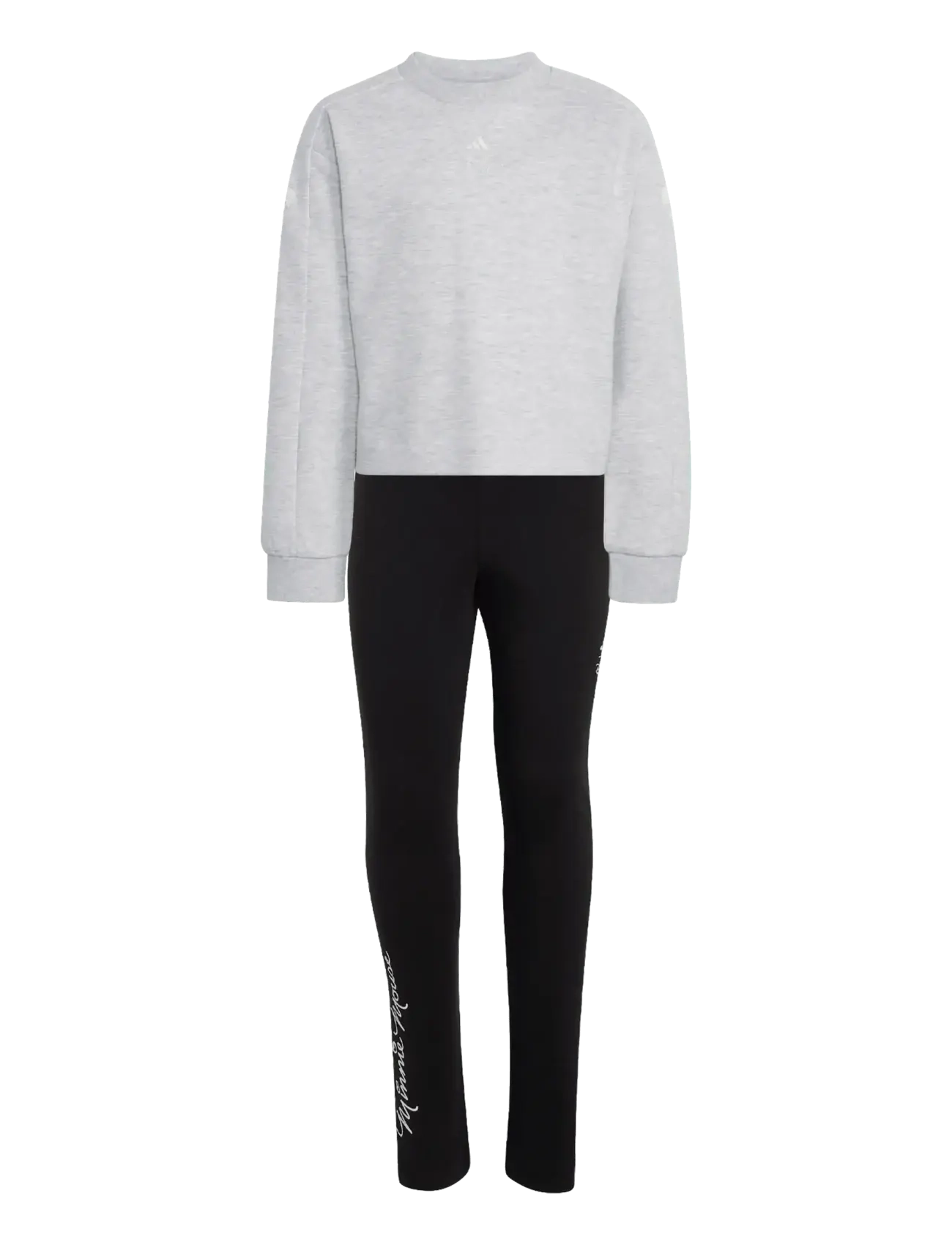 adidas Sportswear LG DY MI JOG - Tøj - LGREYH/OWHITE / grey