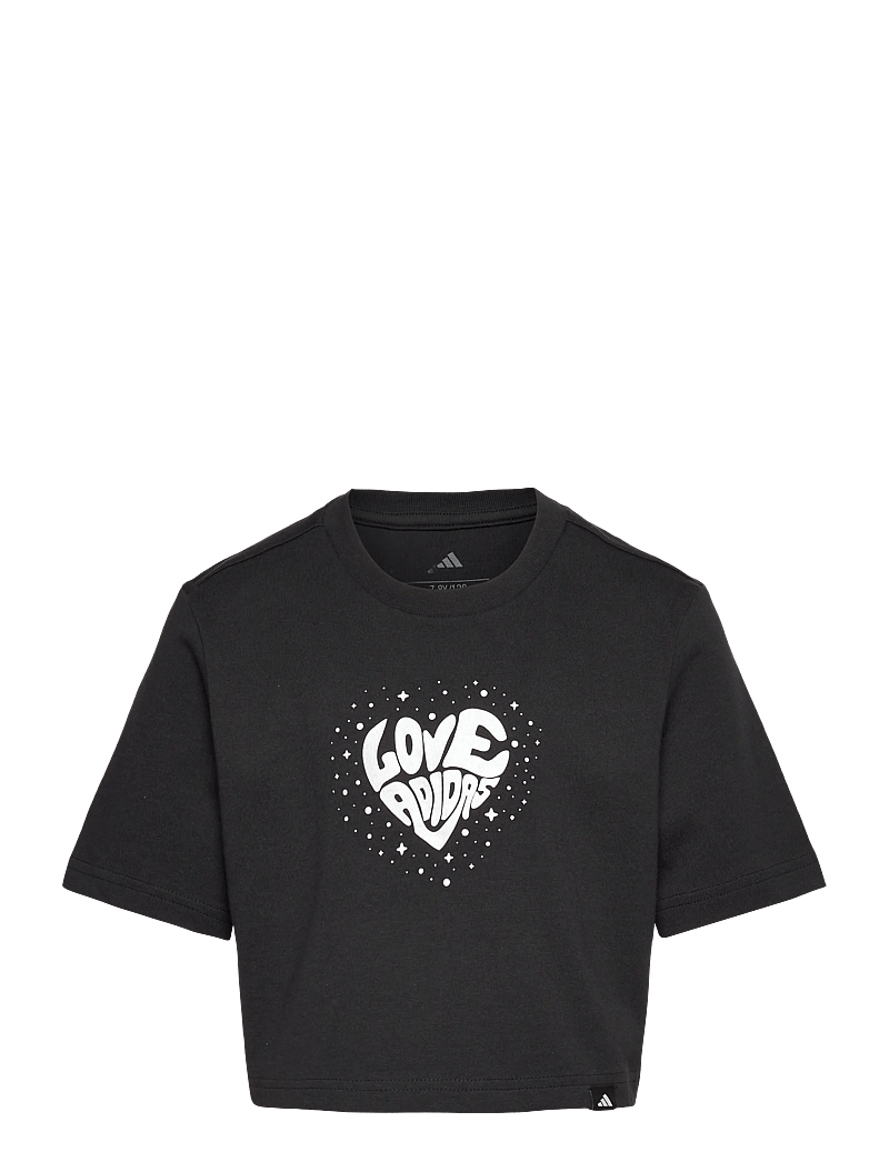 adidas Sportswear - JG GLAM T - kortärmade t-shirts - black - 0