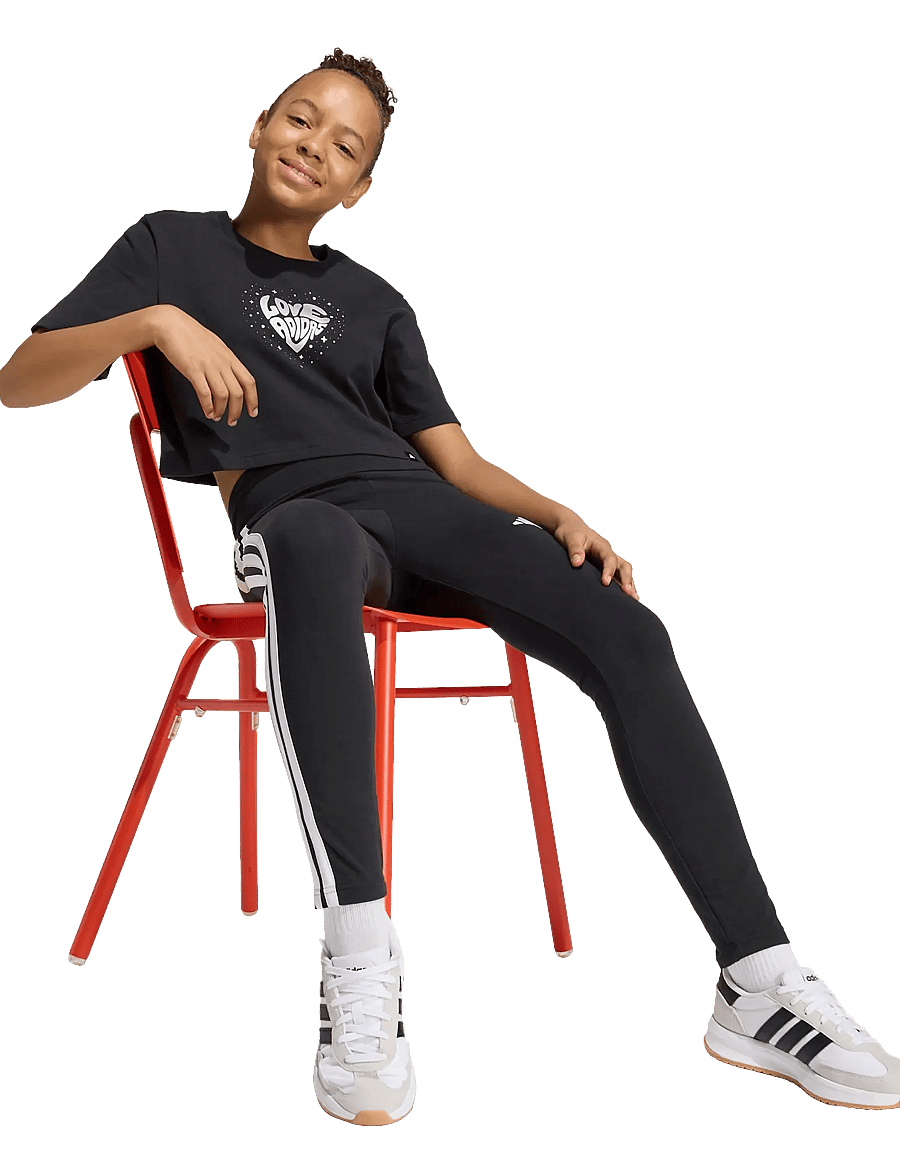 adidas Sportswear - JG GLAM T - lühikeste varrukatega t-särgid - black - 3