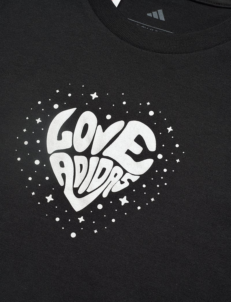 adidas Sportswear - JG GLAM T - kortärmade t-shirts - black - 2