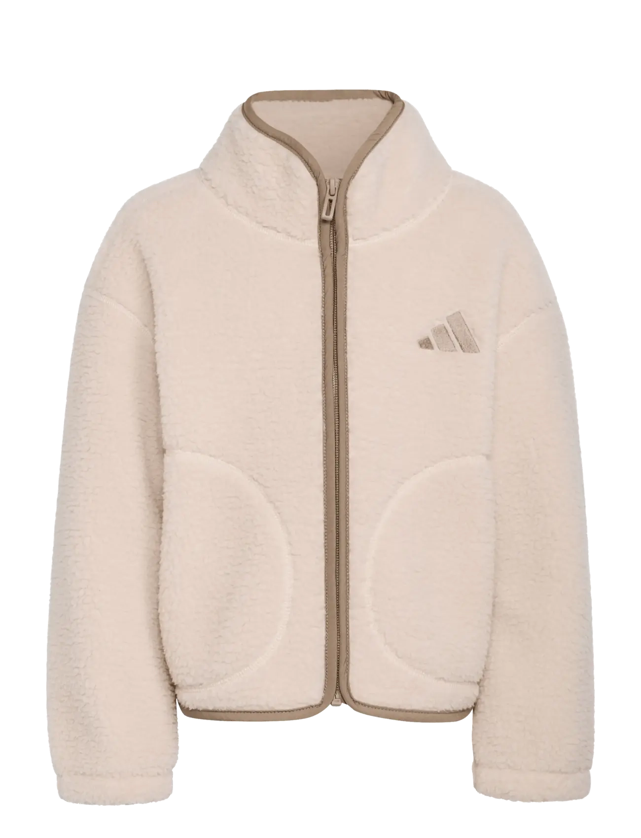 adidas Sportswear LK SHERPA JKT - Overtøj - CRLI / cream