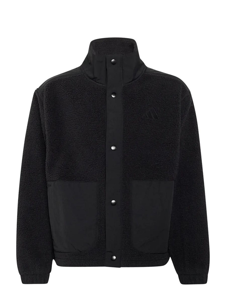 adidas Sportswear - J SHERPA JKT - isolierte jacken - black - 0