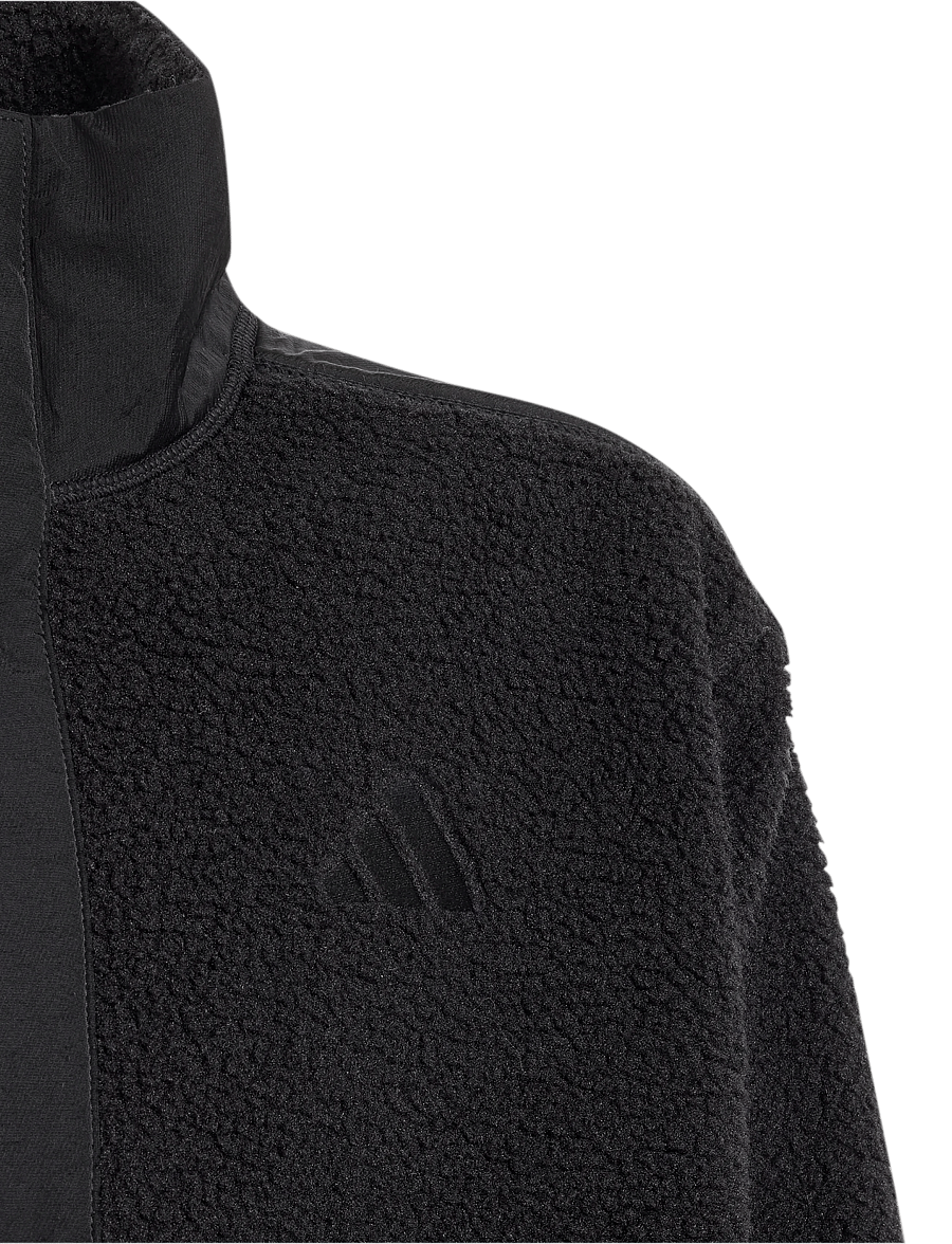 adidas Sportswear - J SHERPA JKT - isolierte jacken - black - 2