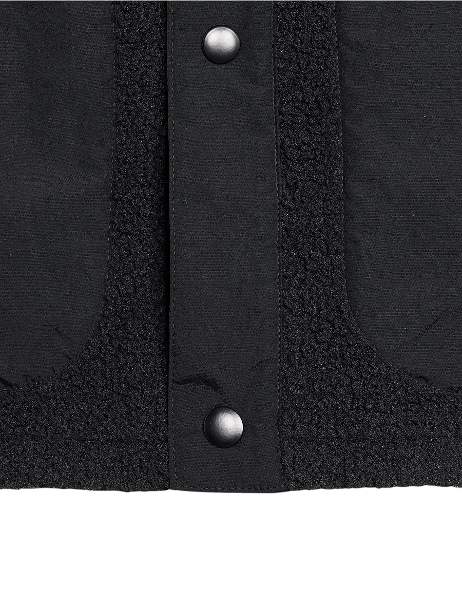 adidas Sportswear - J SHERPA JKT - isolierte jacken - black - 3