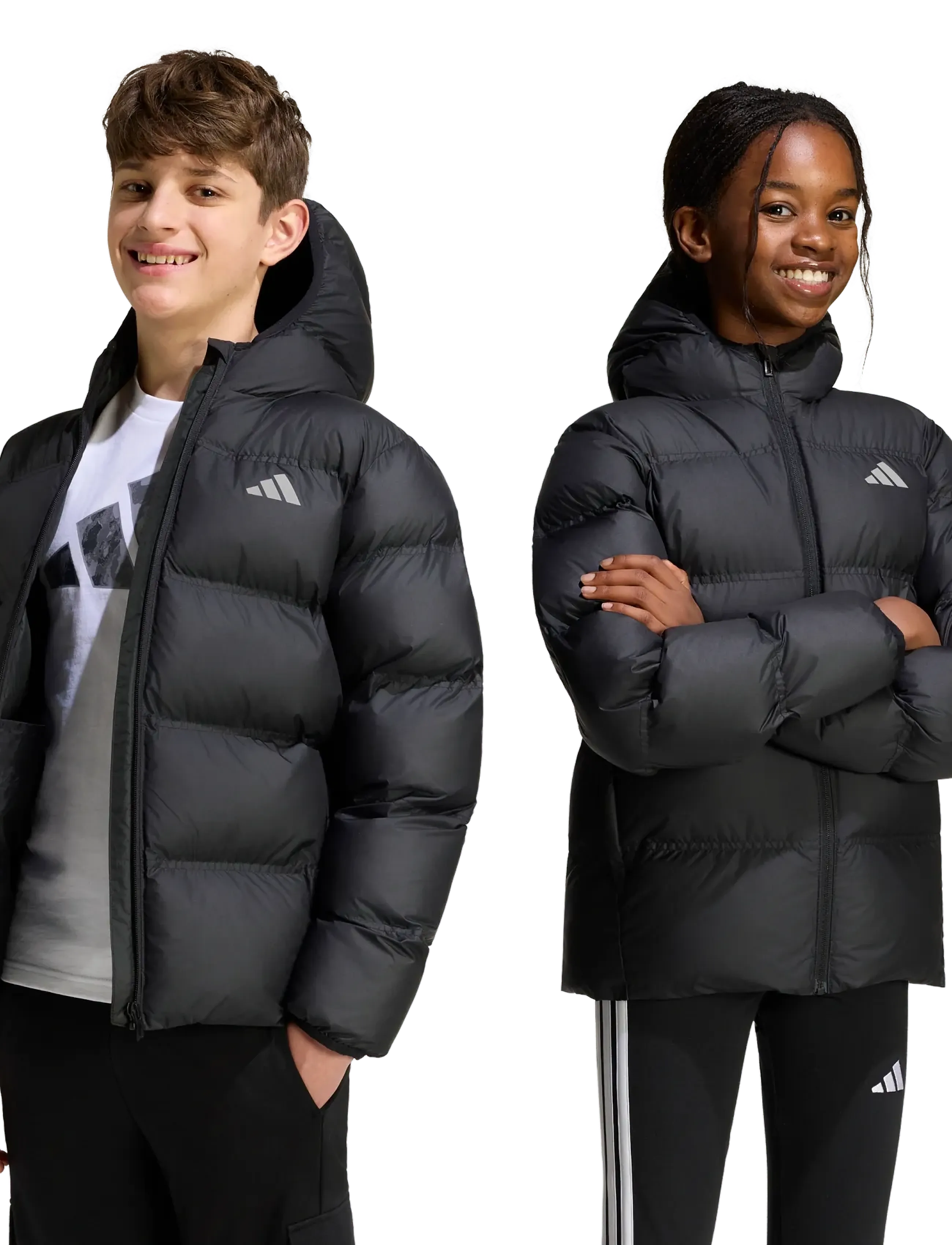 adidas Sportswear - J SD JKT - black/refsil - 2