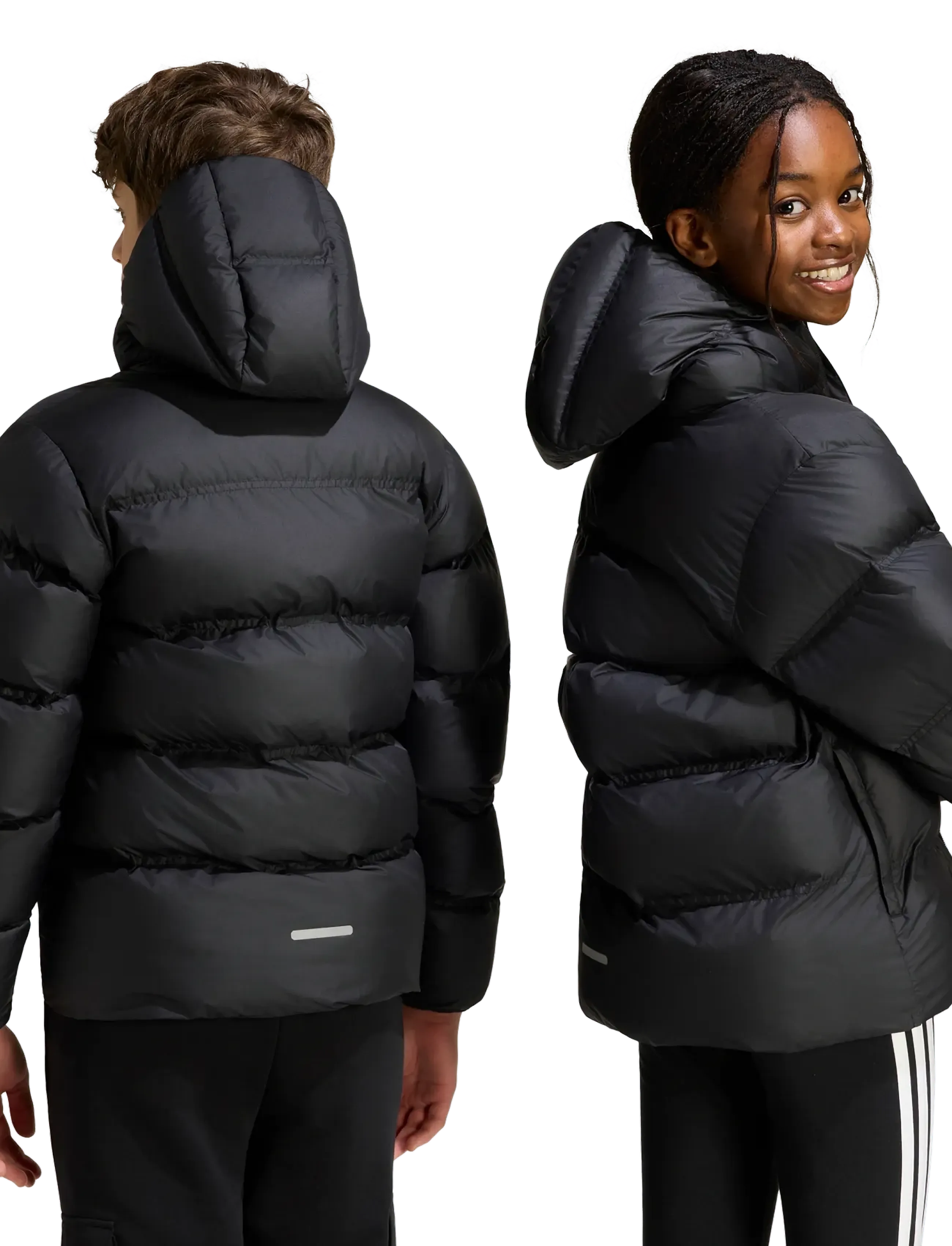 adidas Sportswear - J SD JKT - black/refsil - 3