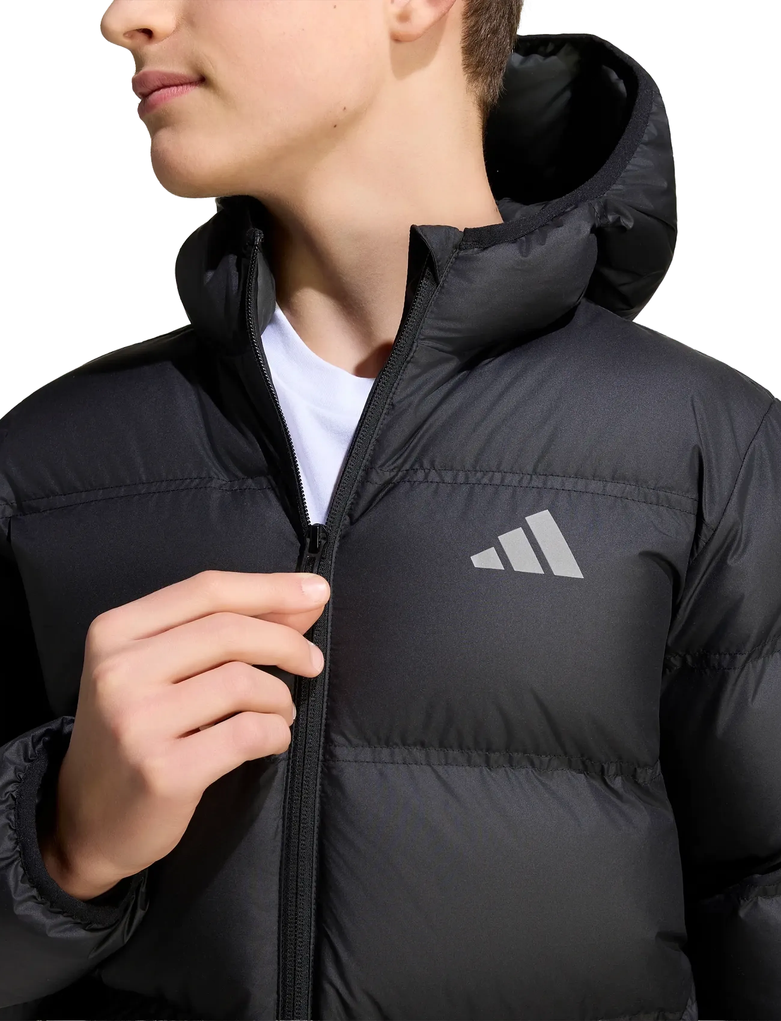adidas Sportswear - J SD JKT - black/refsil - 5
