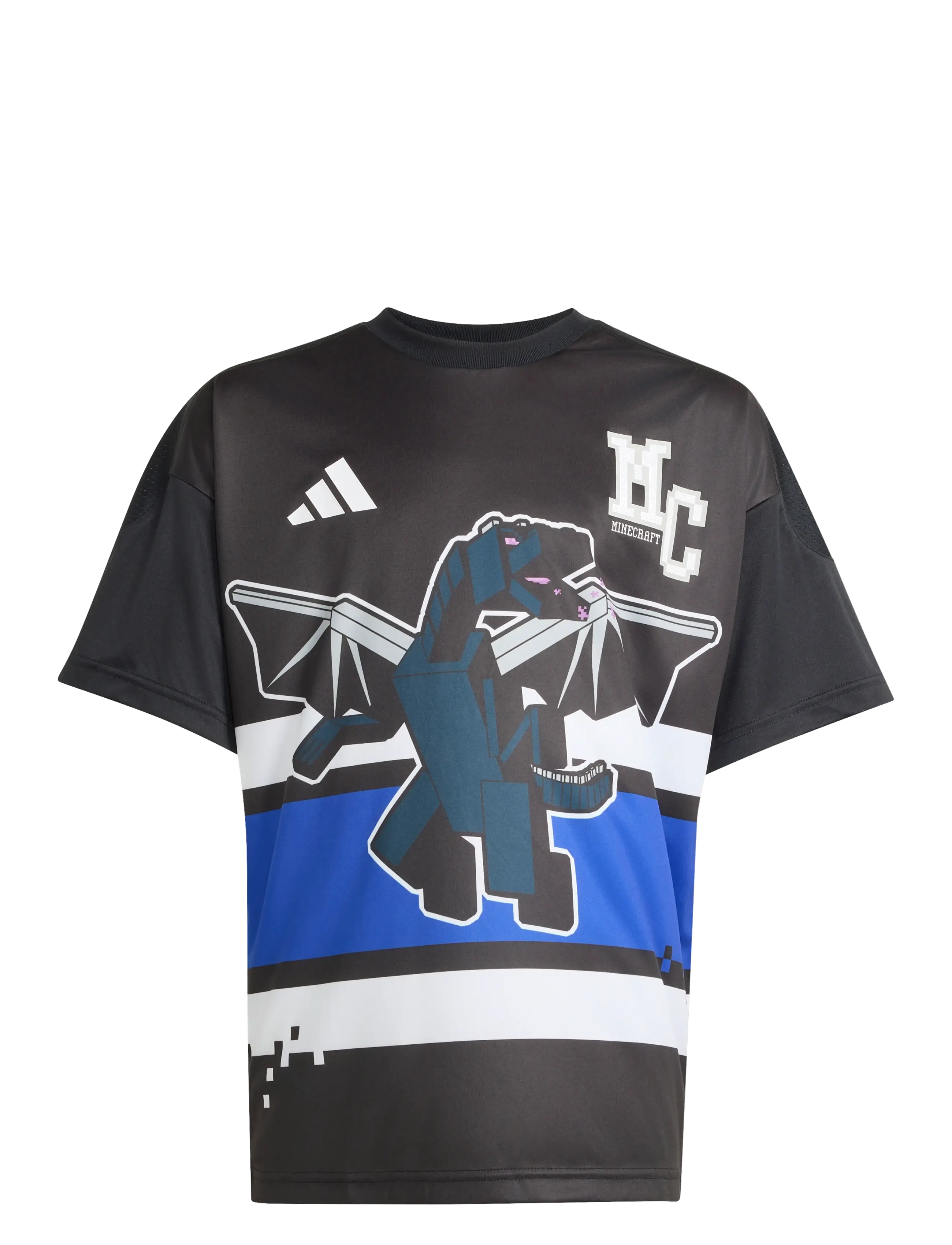 adidas Sportswear J MC TEE - Sports tops - BLACK / black