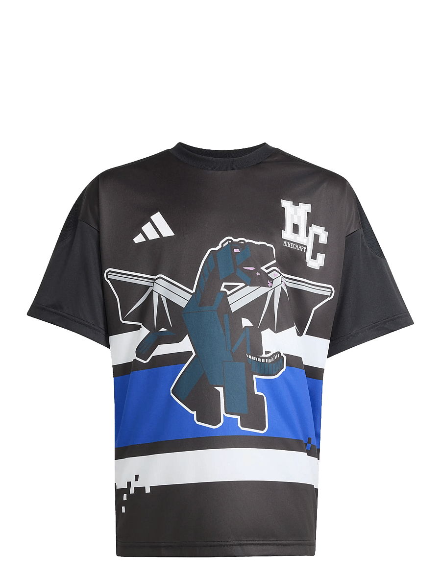 adidas Sportswear - J MC TEE - sports tops - black - 1