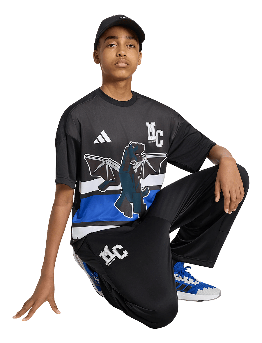adidas Sportswear - J MC TEE - sports tops - black - 0