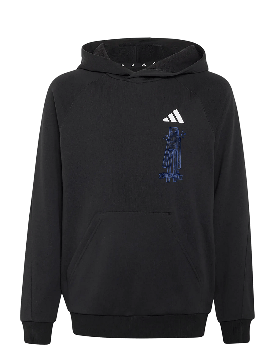 adidas Sportswear - J MC HOODIE - hættetrøjer - black/white - 0