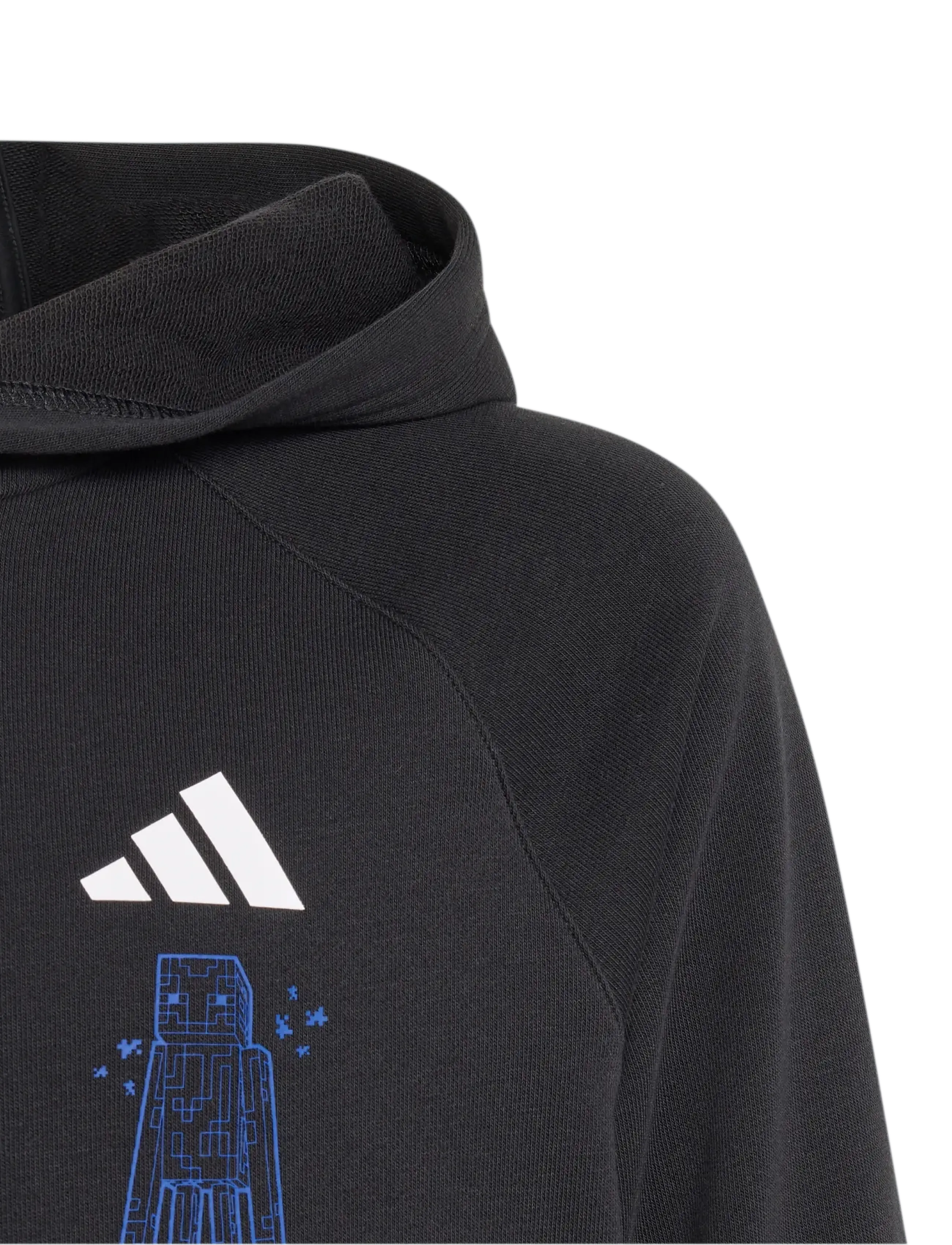 adidas Sportswear - J MC HOODIE - hættetrøjer - black/white - 3