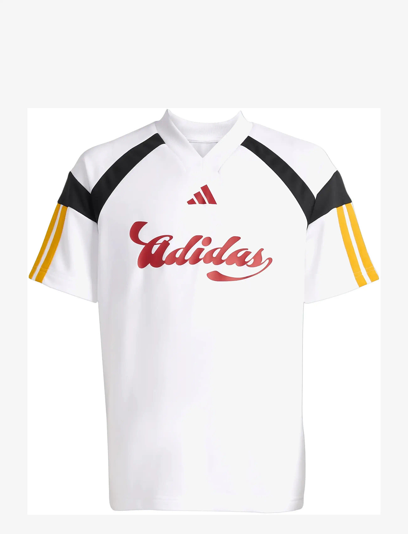 adidas Sportswear - J HOT TEE - sportstoppe - white/cogold/powred/b - 1
