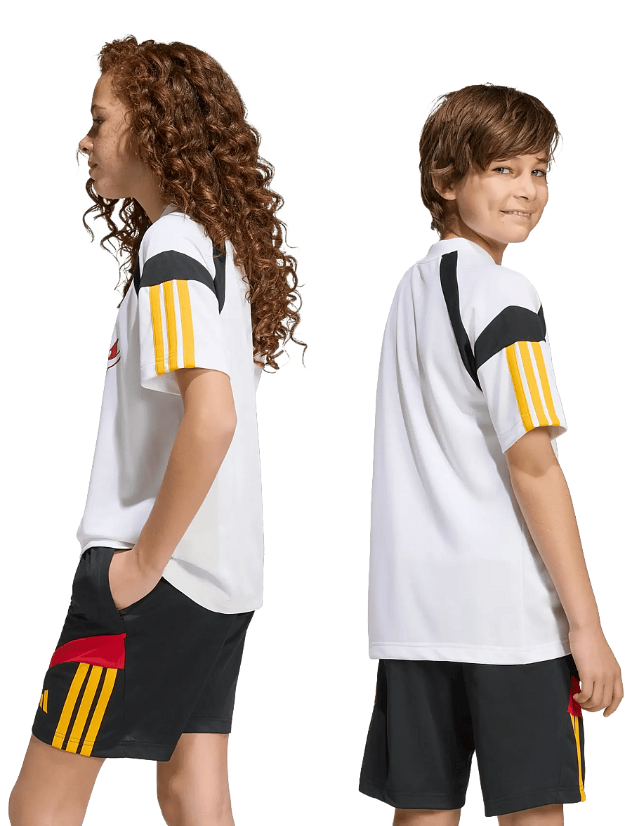 adidas Sportswear - J HOT TEE - sportoberteile - white/cogold/powred/b - 3