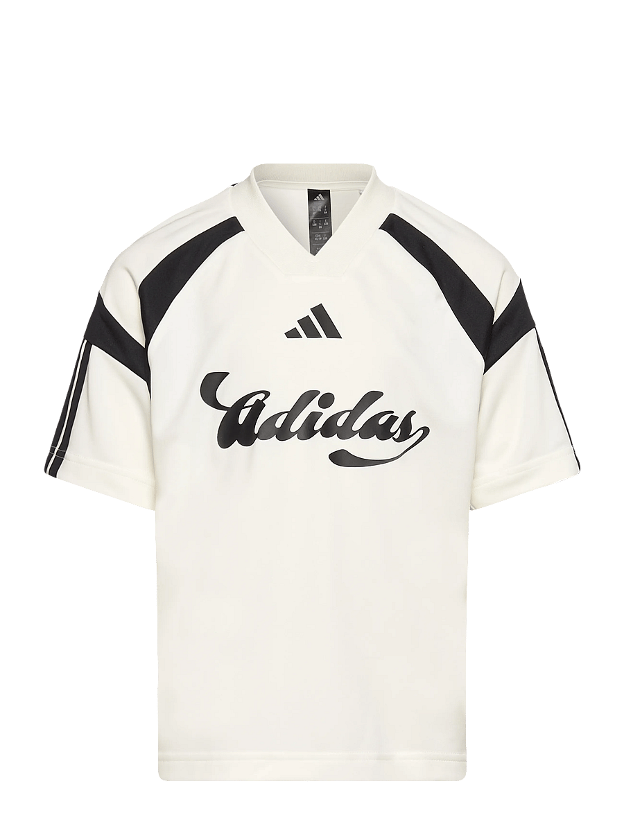 adidas Sportswear - J HOT TEE - sporttoppar - owhite/black/black - 1