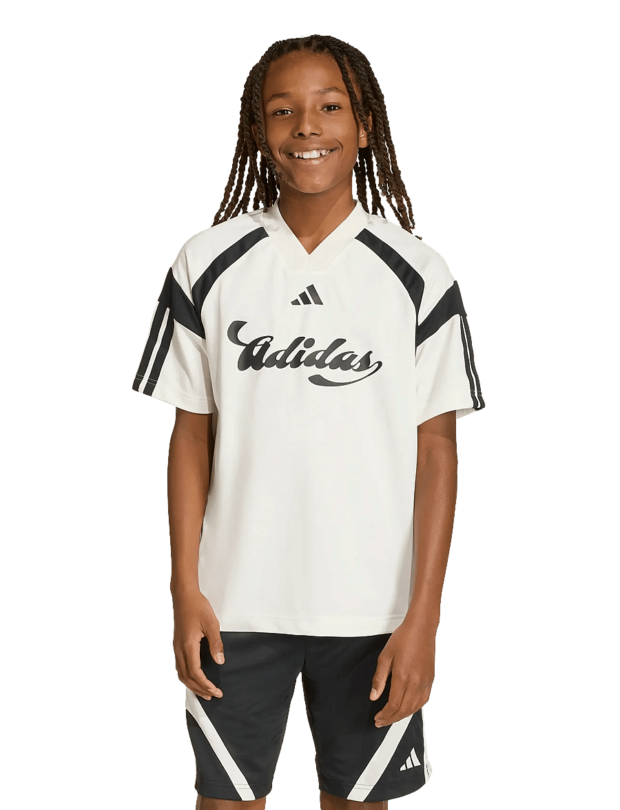 adidas Sportswear - J HOT TEE - sporttoppar - owhite/black/black - 0