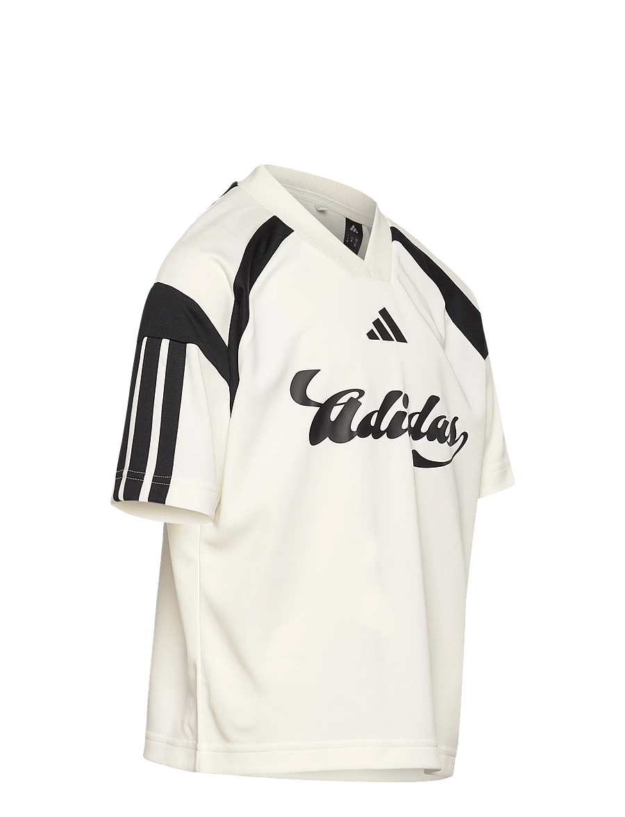 adidas Sportswear - J HOT TEE - sporttoppar - owhite/black/black - 3