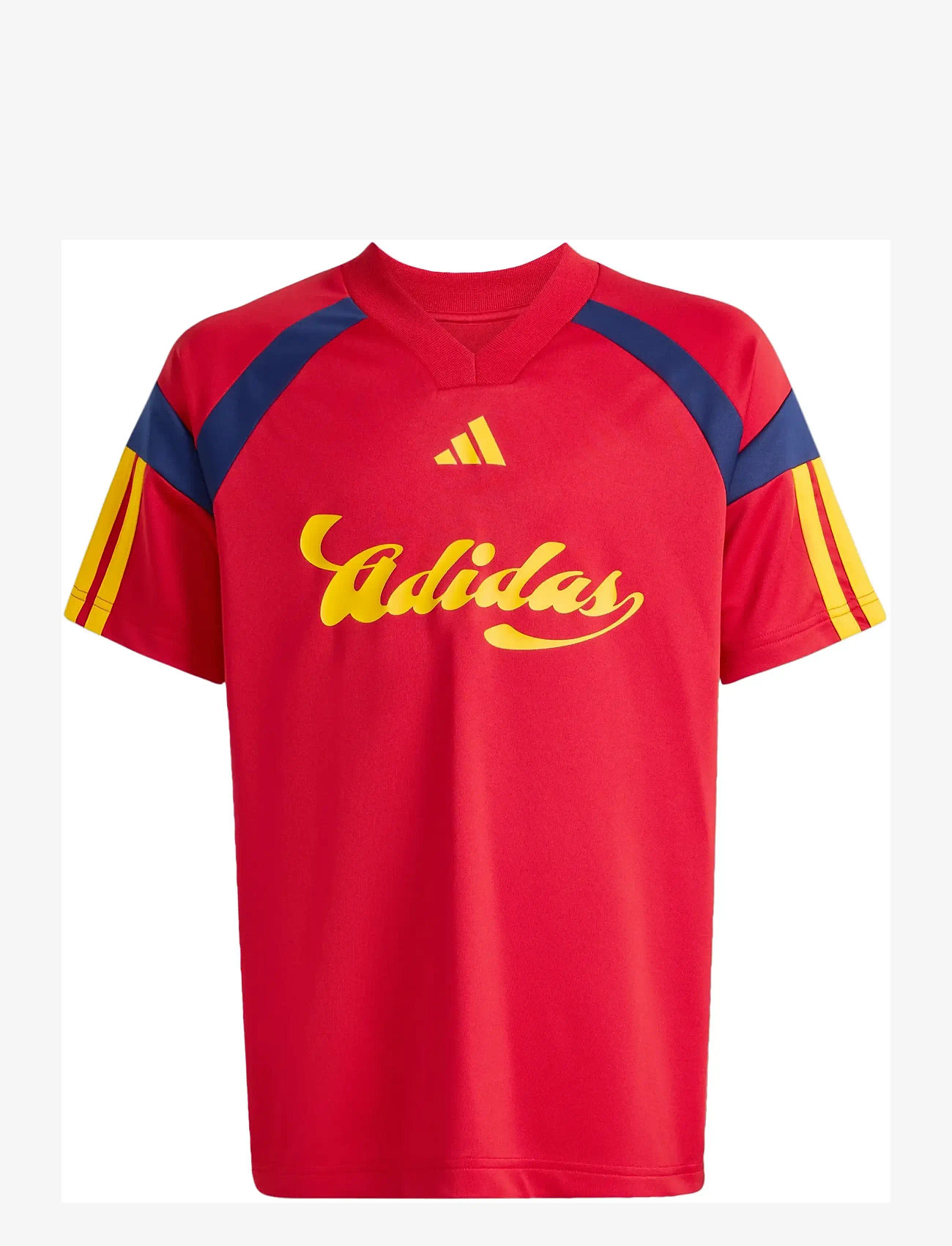 adidas Sportswear - J HOT TEE - sportstoppe - tepore/creyel/dkblue - 1
