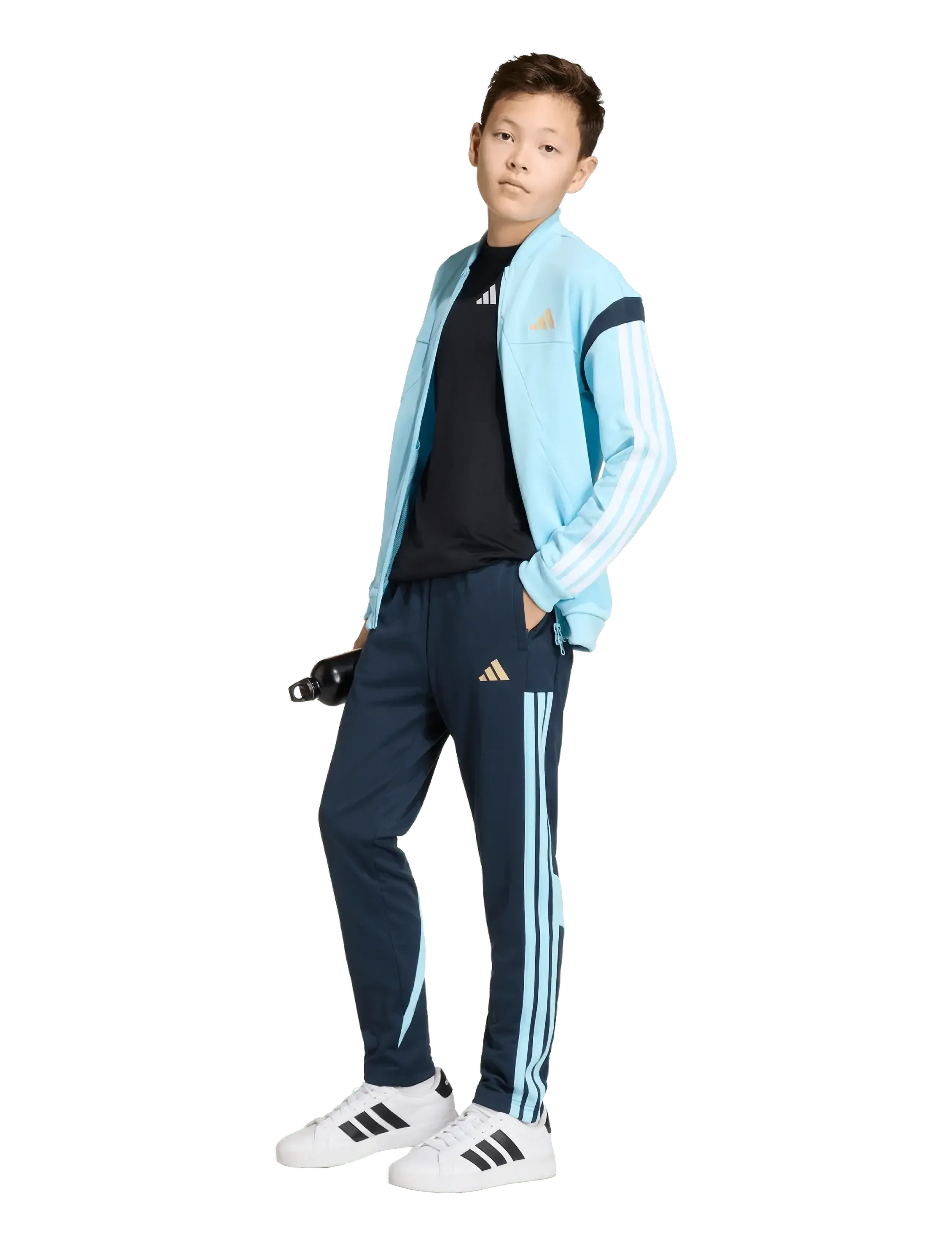 adidas Sportswear J HOT TTOP - Sweatshirts - ICEBLU/WHITE/HAZBEI/N / blue