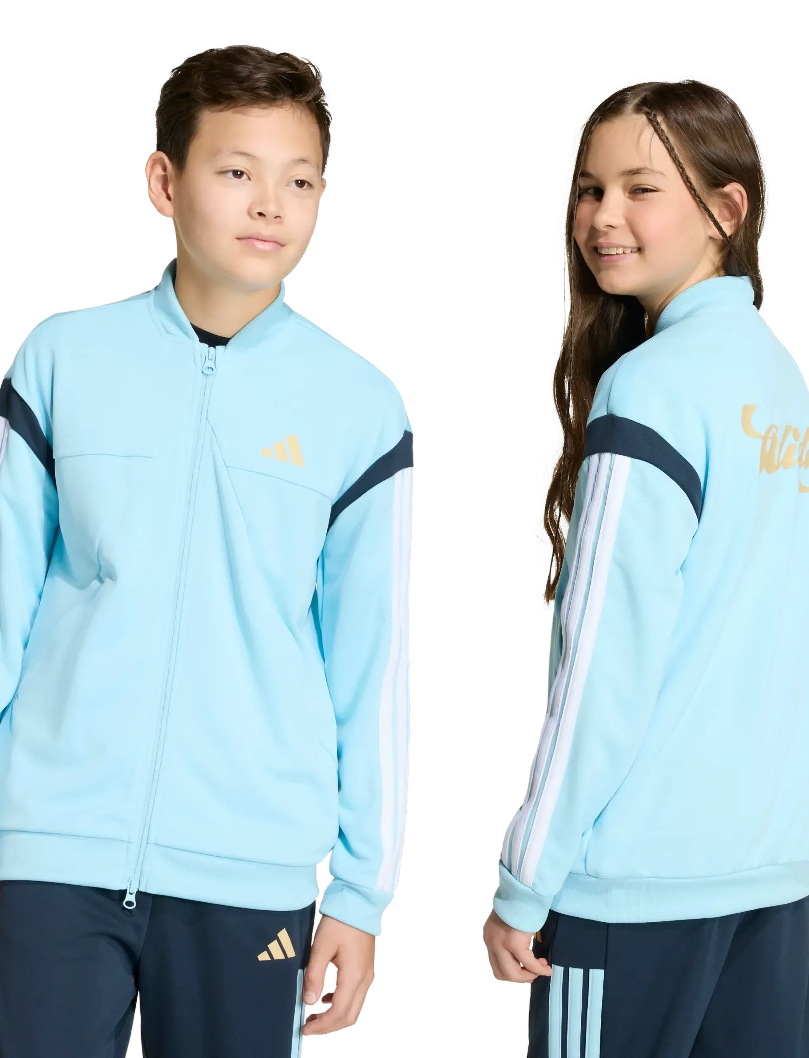 adidas Sportswear - J HOT TTOP - sweatshirts - iceblu/white/hazbei/n - 2