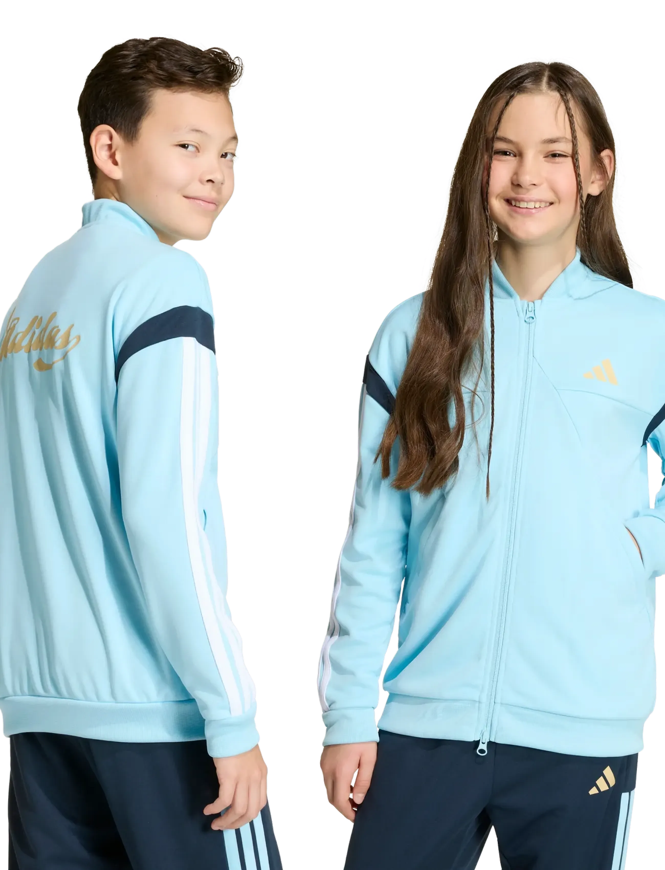 adidas Sportswear - J HOT TTOP - sweatshirts - iceblu/white/hazbei/n - 3