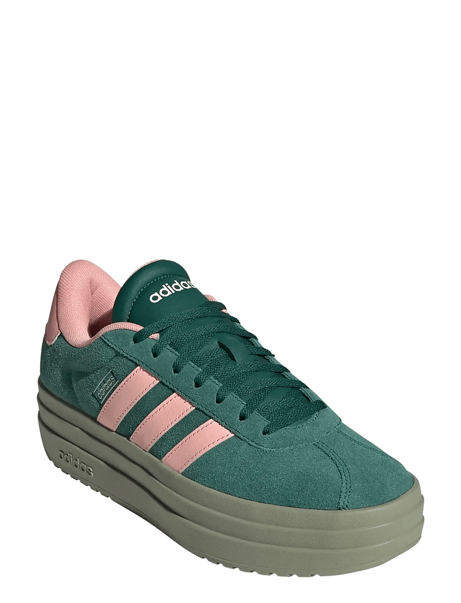 adidas Sportswear - VL COURT BOLD - niedrige sneakers - cgreen/hazcor/sefrtu - 0