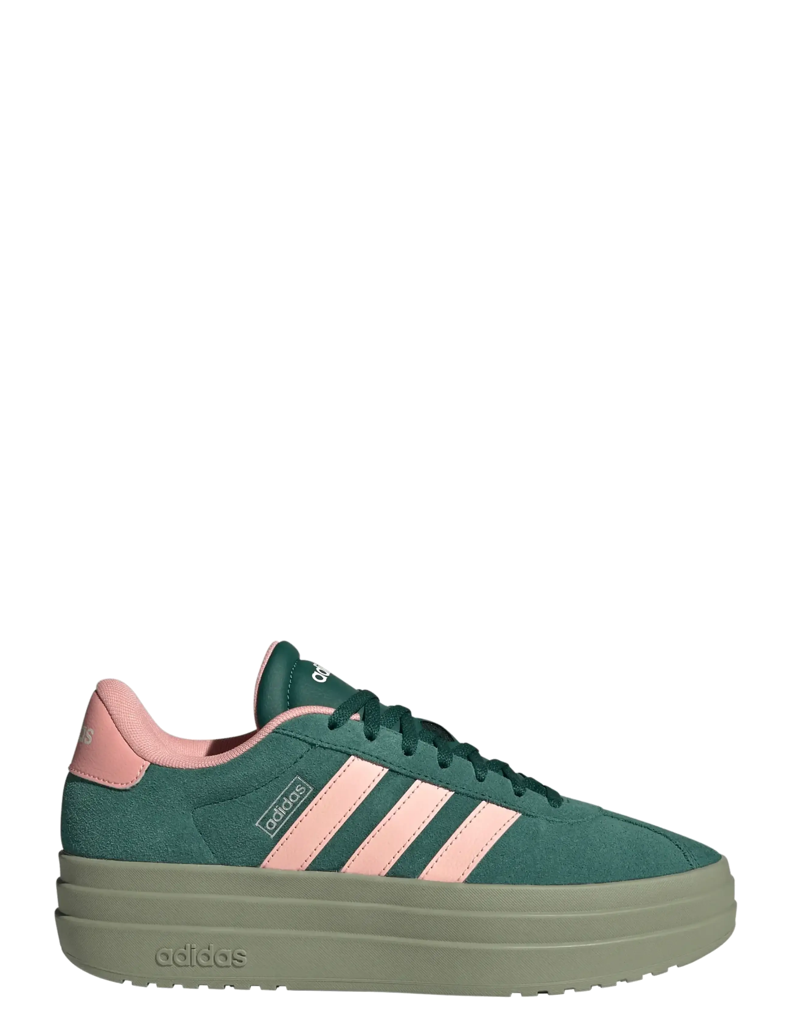 adidas Sportswear - VL COURT BOLD - niedrige sneakers - cgreen/hazcor/sefrtu - 1