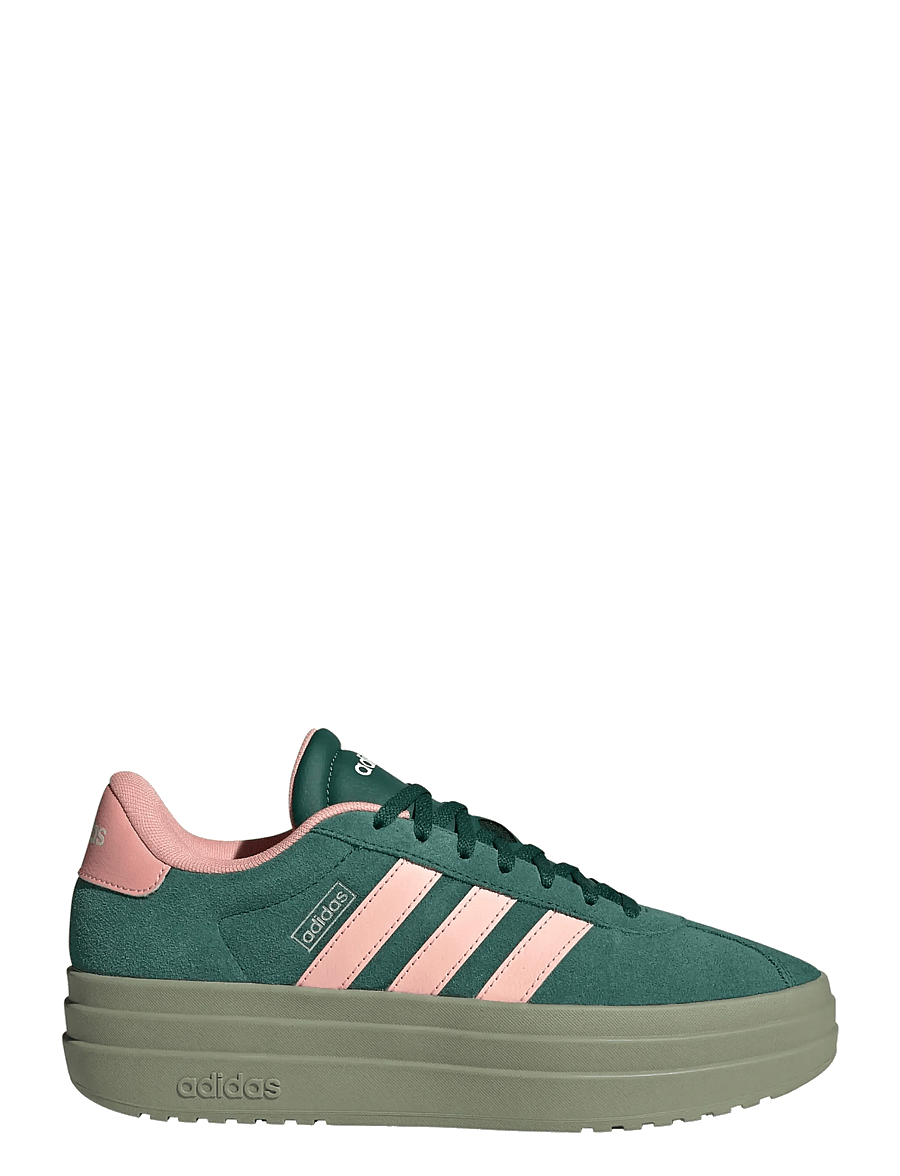 adidas Sportswear - VL COURT BOLD - niedrige sneakers - cgreen/hazcor/sefrtu - 1