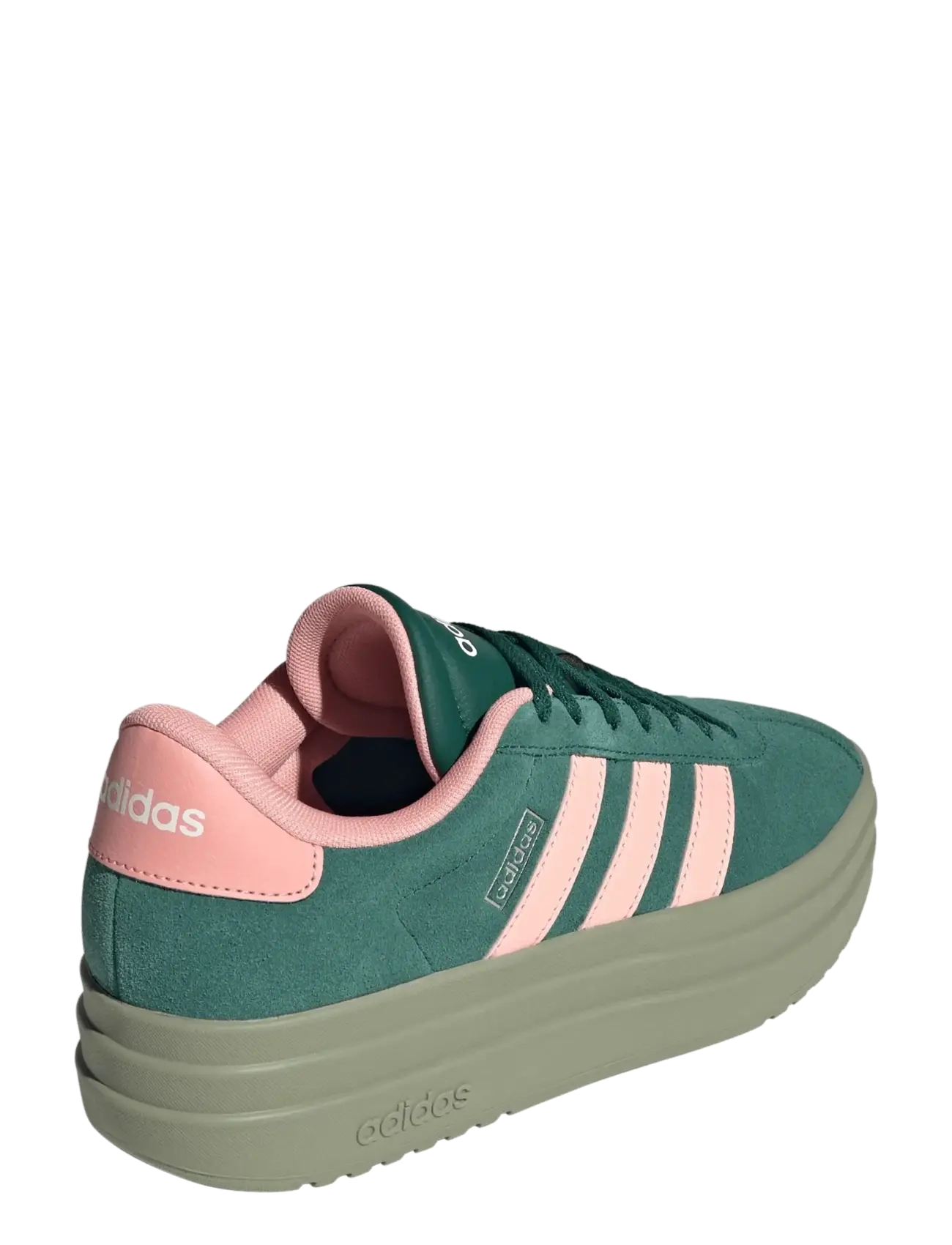 adidas Sportswear - VL COURT BOLD - niedrige sneakers - cgreen/hazcor/sefrtu - 3