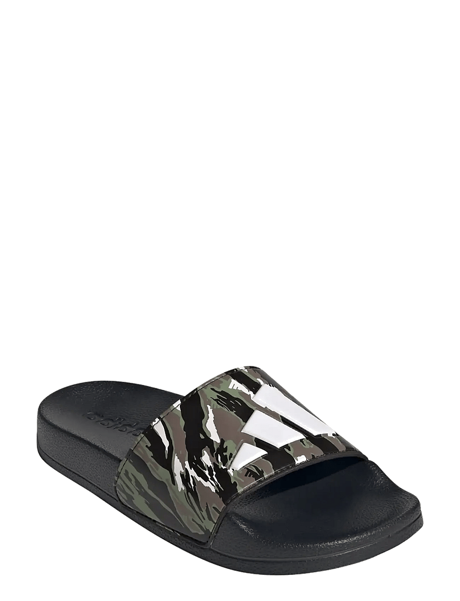 adidas Sportswear - ADILETTE SHOWER LOGO K - badesandaler - cblack/cwhite/tengrn - 0