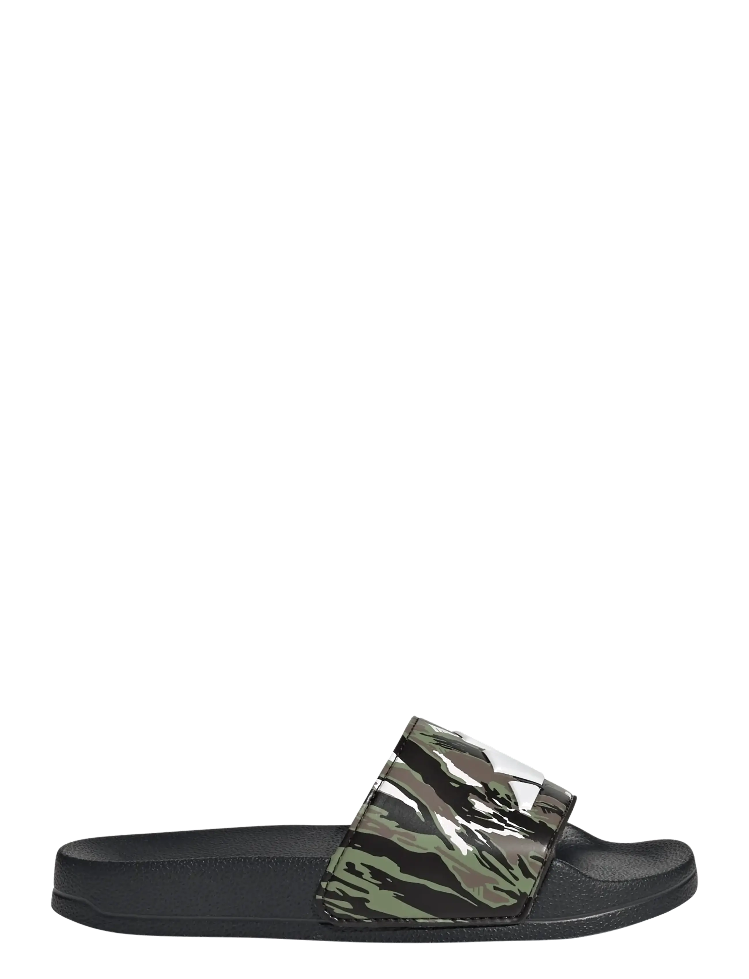 adidas Sportswear - ADILETTE SHOWER LOGO K - pool sliders - cblack/cwhite/tengrn - 1