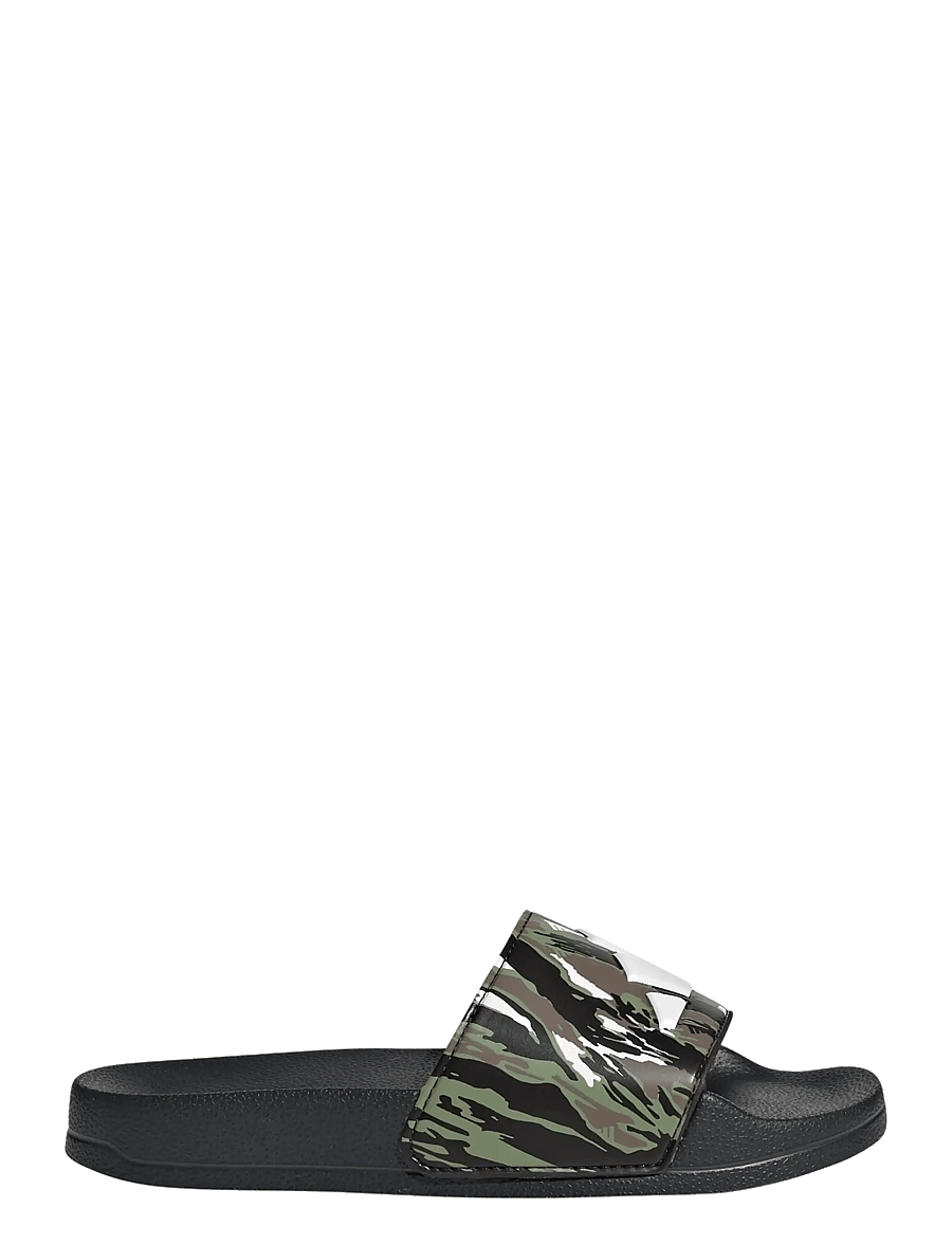 adidas Sportswear - ADILETTE SHOWER LOGO K - badesandaler - cblack/cwhite/tengrn - 1