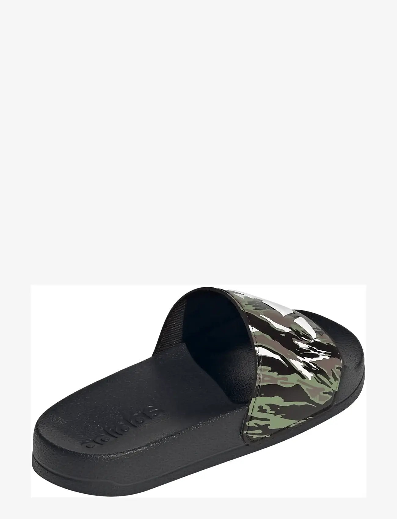 adidas Sportswear - ADILETTE SHOWER LOGO K - pool sliders - cblack/cwhite/tengrn - 3