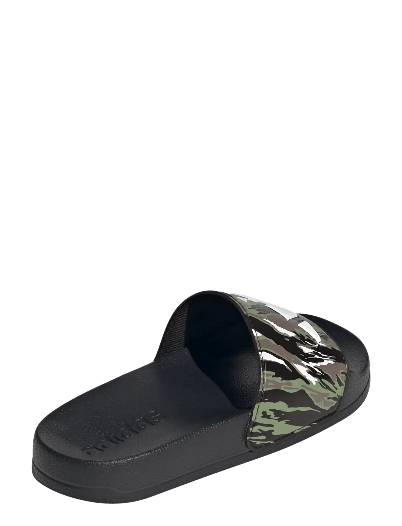 adidas Sportswear - ADILETTE SHOWER LOGO K - pool sliders - cblack/cwhite/tengrn - 3