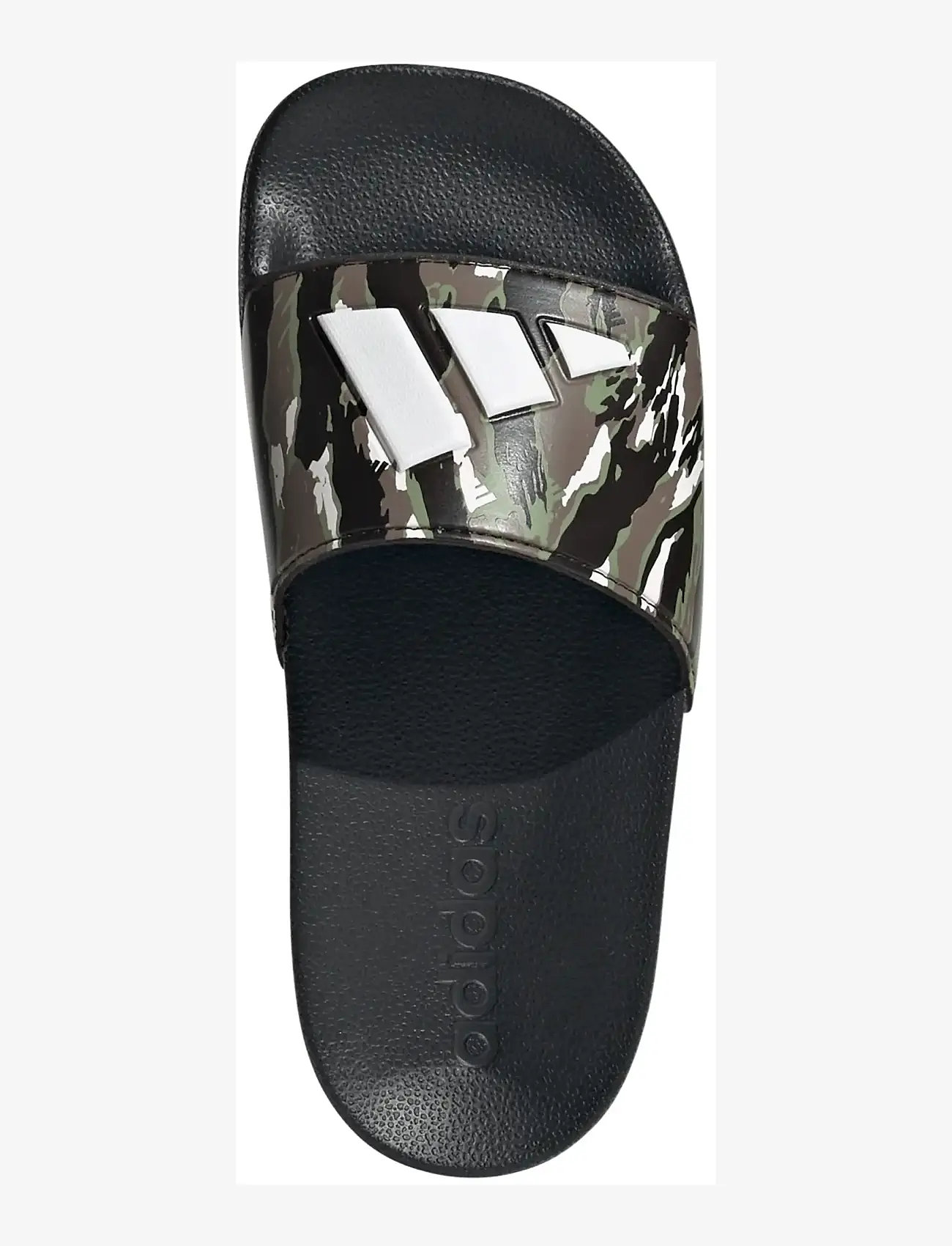 adidas Sportswear - ADILETTE SHOWER LOGO K - pool sliders - cblack/cwhite/tengrn - 4