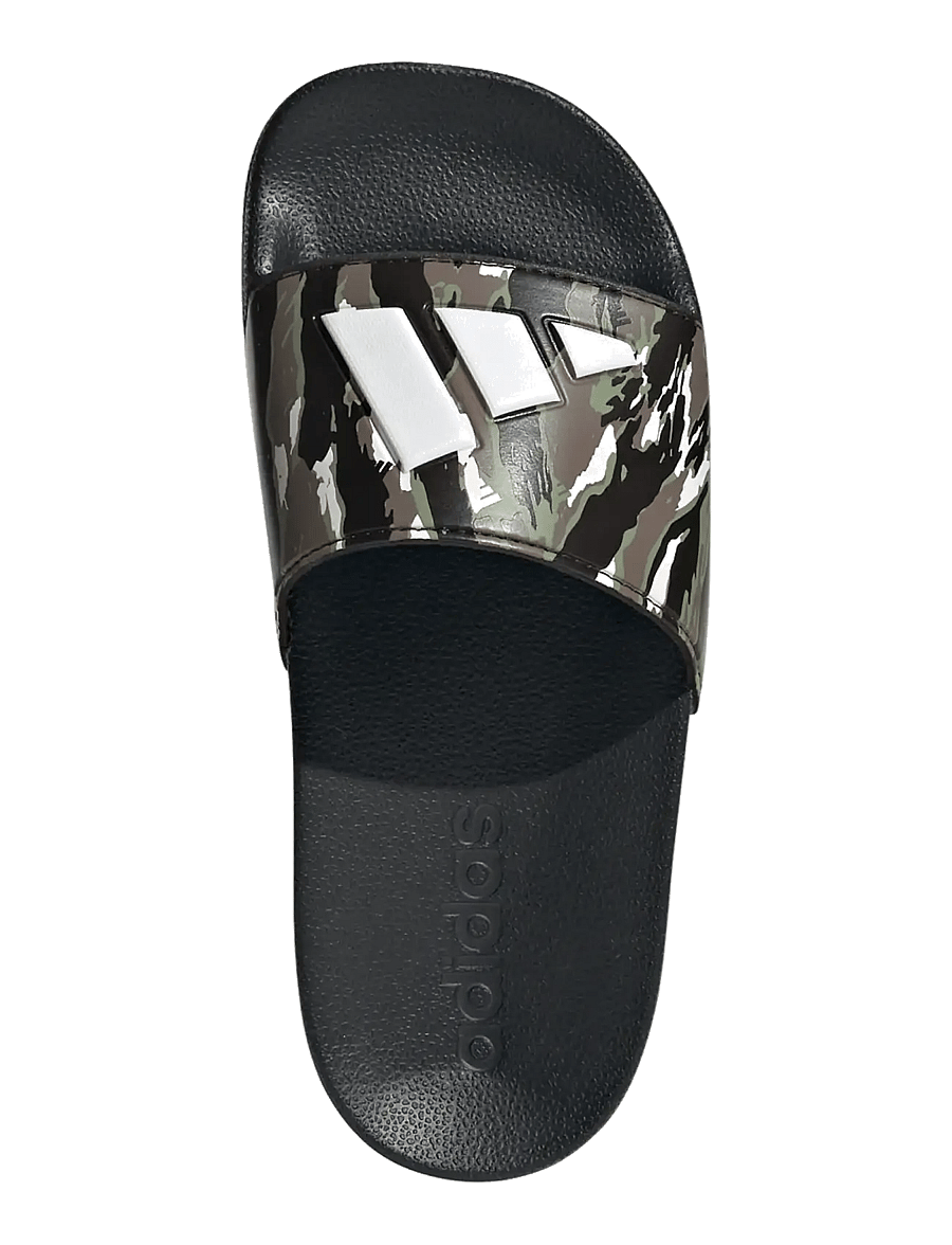 adidas Sportswear - ADILETTE SHOWER LOGO K - badesandaler - cblack/cwhite/tengrn - 4