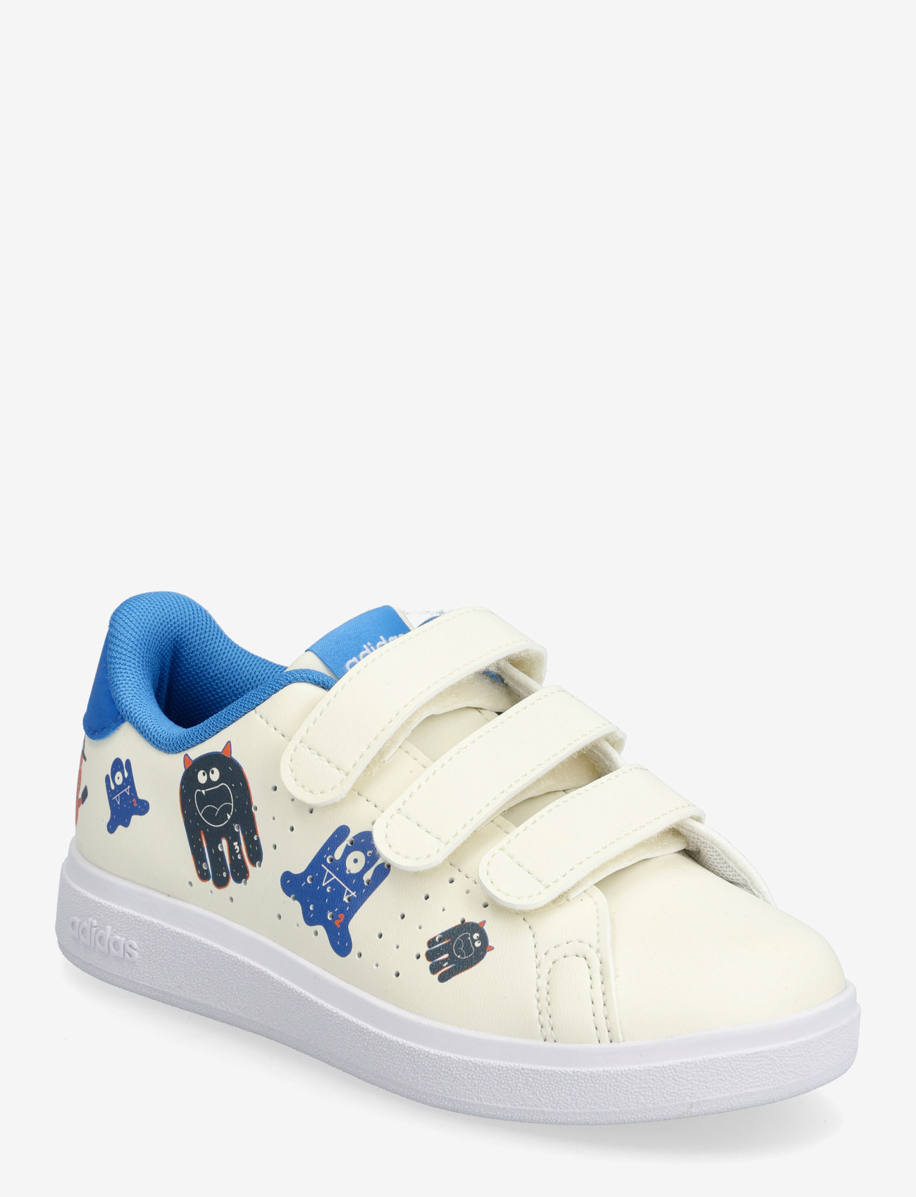 adidas Sportswear - ADVANTAGE BASE 2.0 CF C - lave sneakers - owhite/luor/rayblu - 0