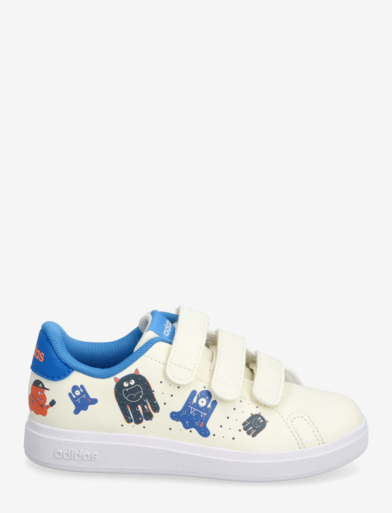 adidas Sportswear - ADVANTAGE BASE 2.0 CF C - lave sneakers - owhite/luor/rayblu - 1