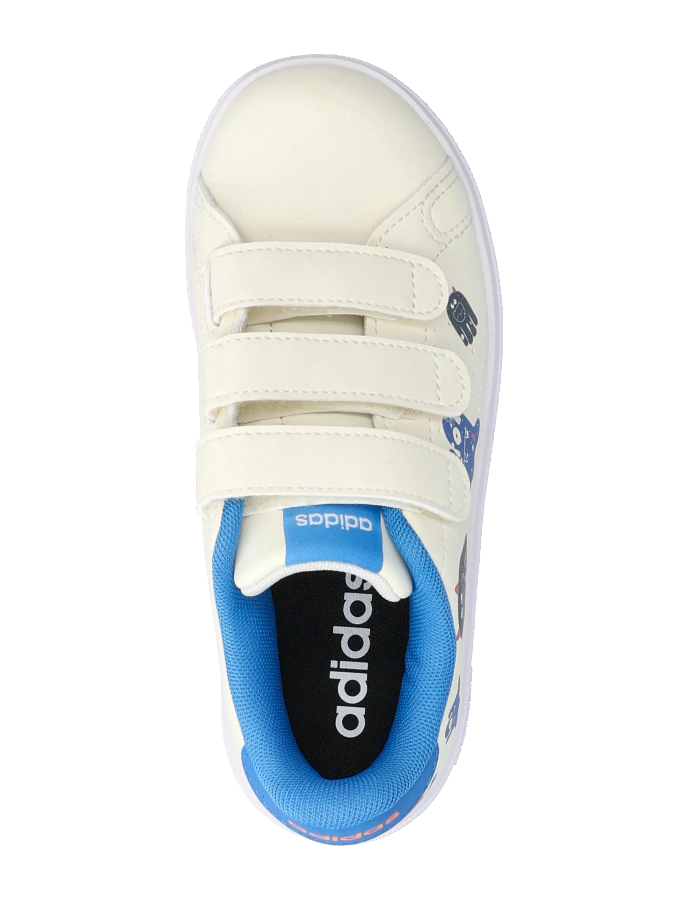 adidas Sportswear - ADVANTAGE BASE 2.0 CF C - low-top sneakers - owhite/luor/rayblu - 3