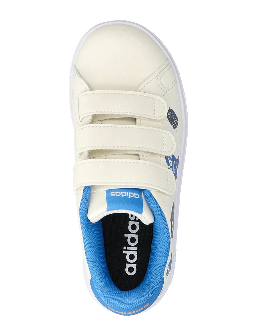 adidas Sportswear - ADVANTAGE BASE 2.0 CF C - kõrge säärega tossud - owhite/luor/rayblu - 3