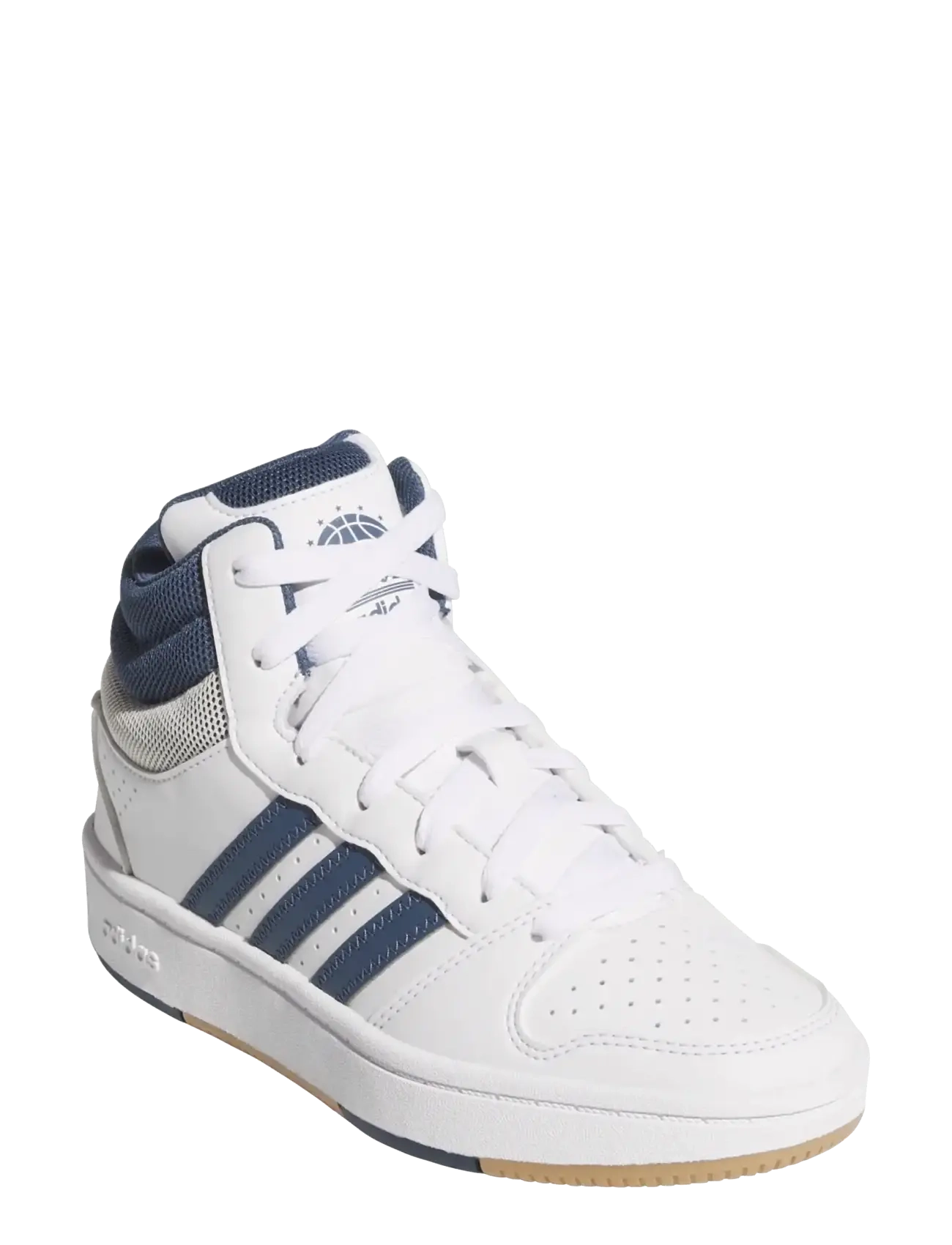 adidas Sportswear HOOPS MID CLASSIC J - adidas - FTWWHT/PRLOIN/ORBGRY / white
