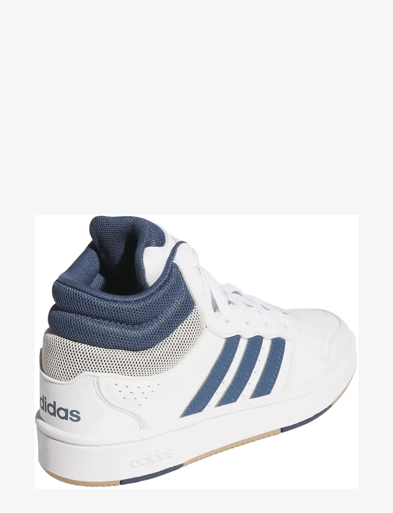 adidas Sportswear - HOOPS MID CLASSIC J - høje sneakers - ftwwht/prloin/orbgry - 3