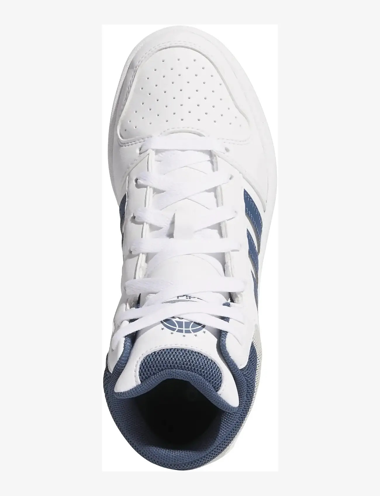 adidas Sportswear - HOOPS MID CLASSIC J - høje sneakers - ftwwht/prloin/orbgry - 4
