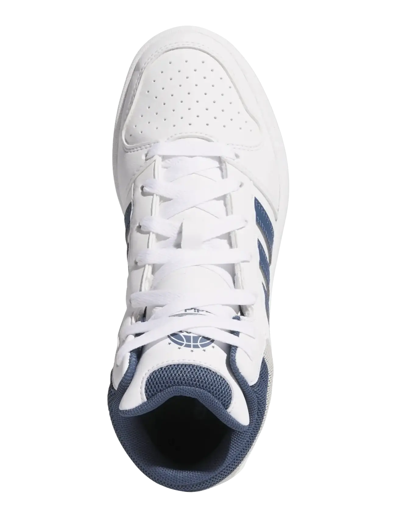 adidas Sportswear - HOOPS MID CLASSIC J - hoher schnitt - ftwwht/prloin/orbgry - 4