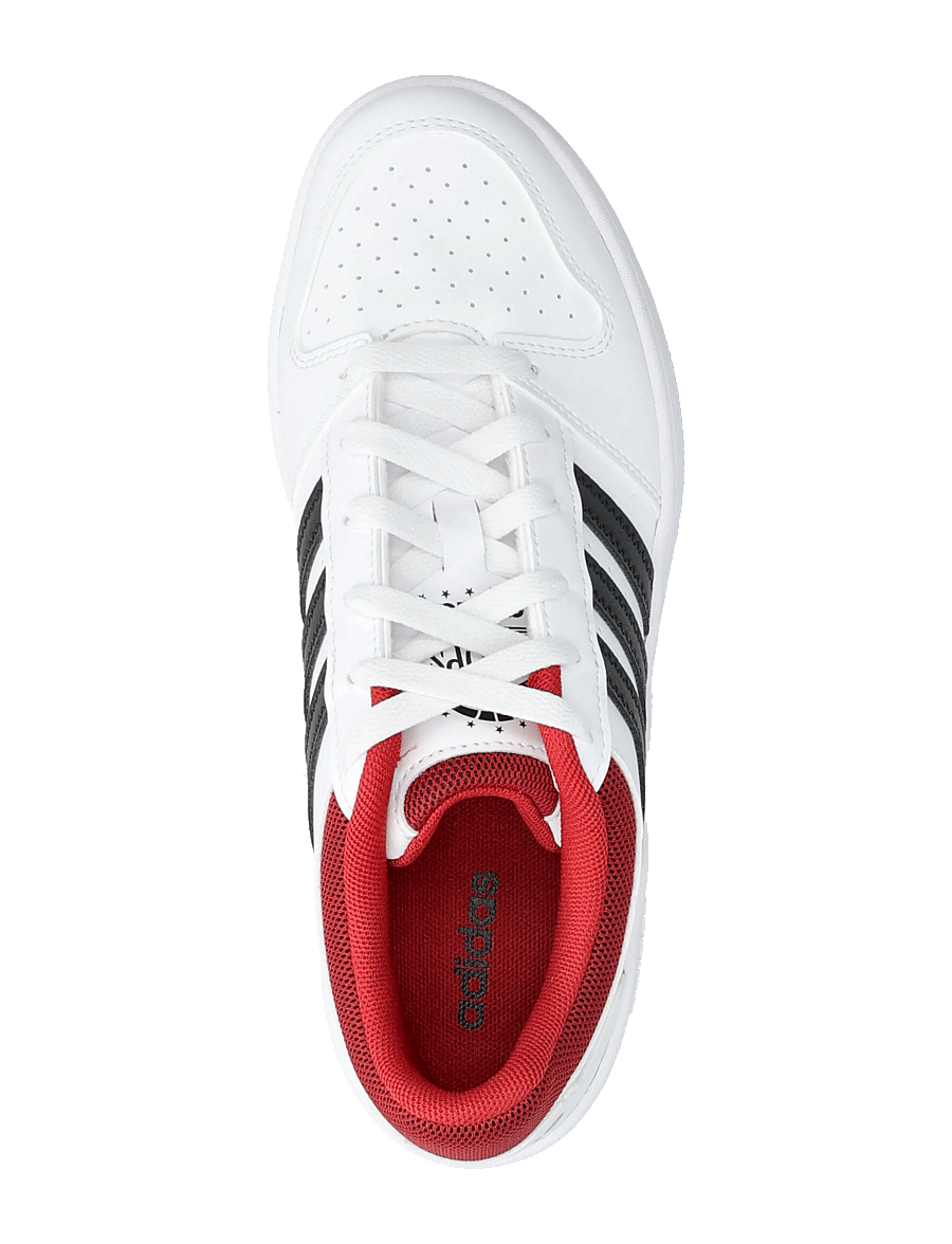 adidas Sportswear - HOOPS CLASSIC J - niedriger schnitt - ftwwht/cblack/tmvire - 3