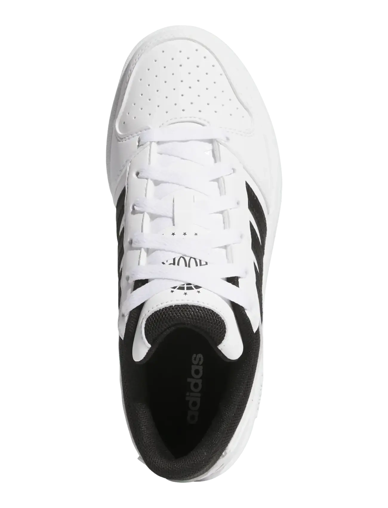 adidas Sportswear - HOOPS CLASSIC J - niedriger schnitt - ftwwht/cblack/orbgry - 4