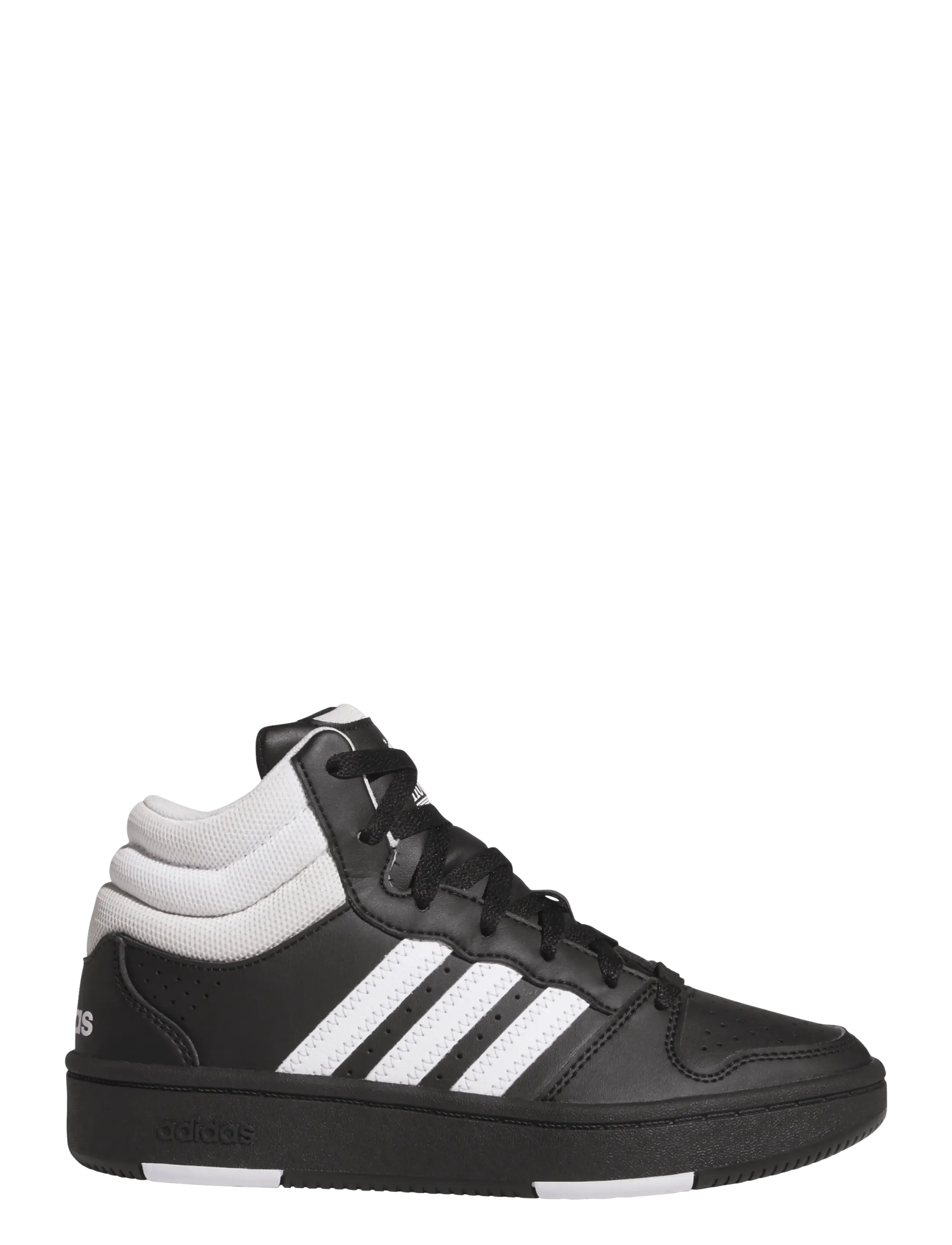 adidas Sportswear - HOOPS MID CLASSIC J - madala säärega tossud - cblack/ftwwht/orbgry - 1