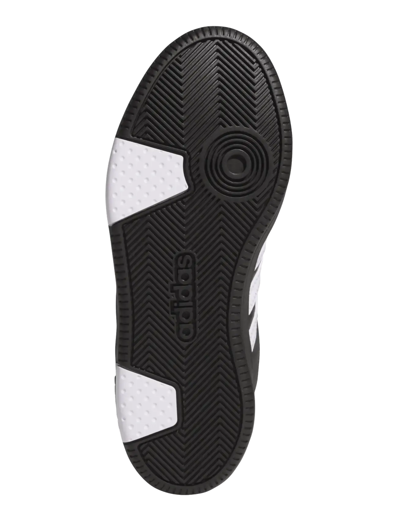 adidas Sportswear - HOOPS MID CLASSIC J - madala säärega tossud - cblack/ftwwht/orbgry - 5