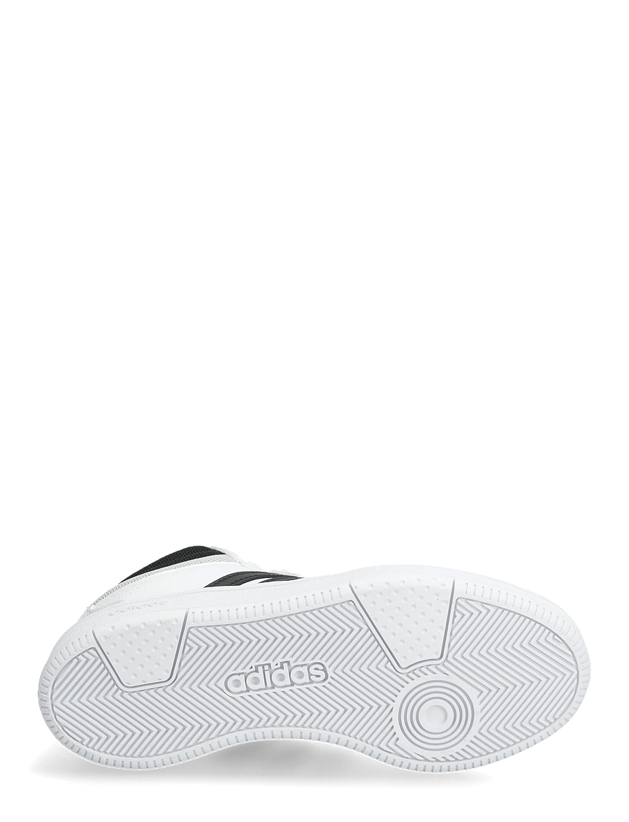 adidas Sportswear - HOOPS MID CLASSIC J - höga sneakers - ftwwht/cblack/orbgry - 4